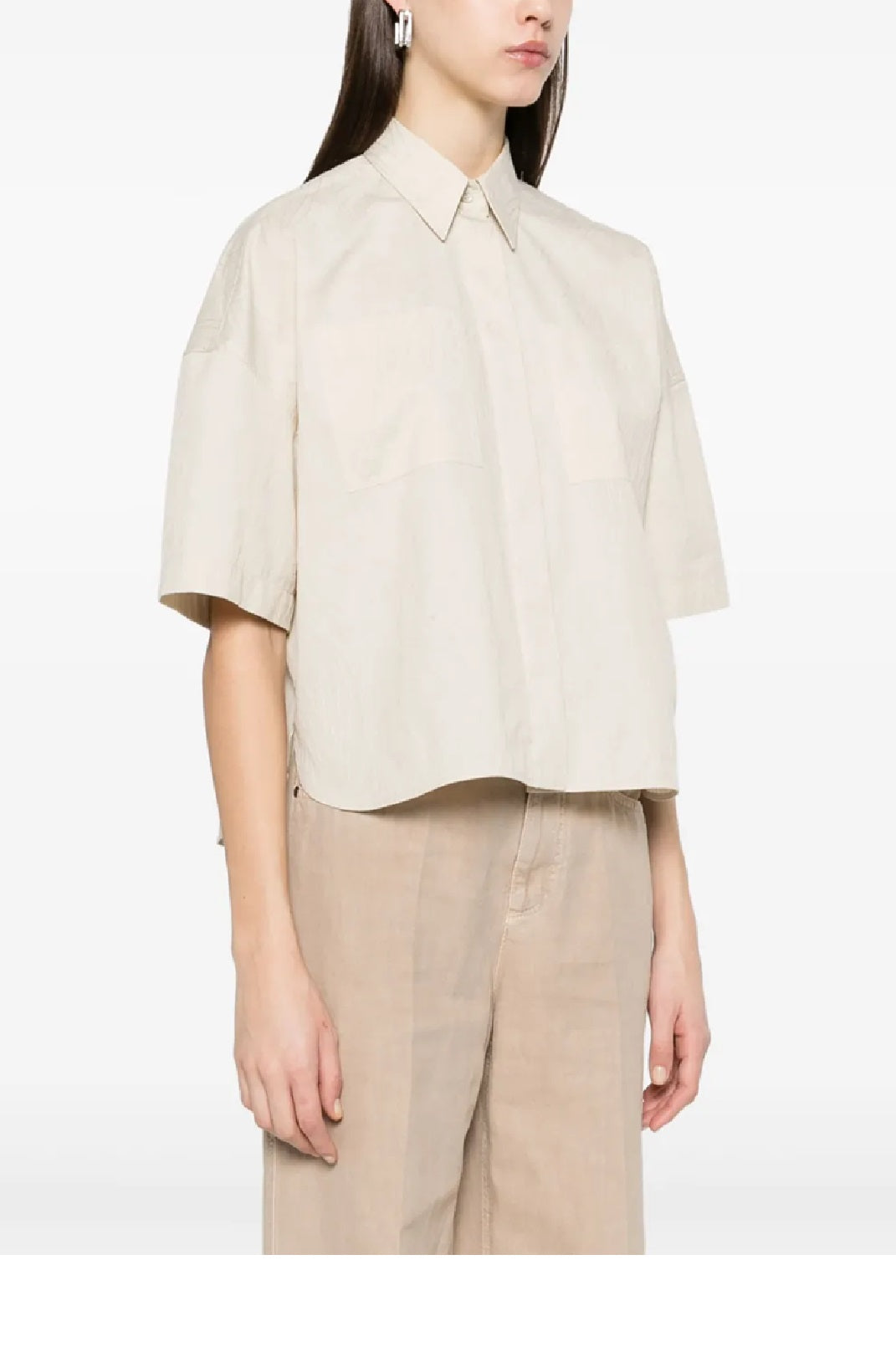 BRUNELLO CUCINELLI Short Sleeve Luxury Shirt for Women