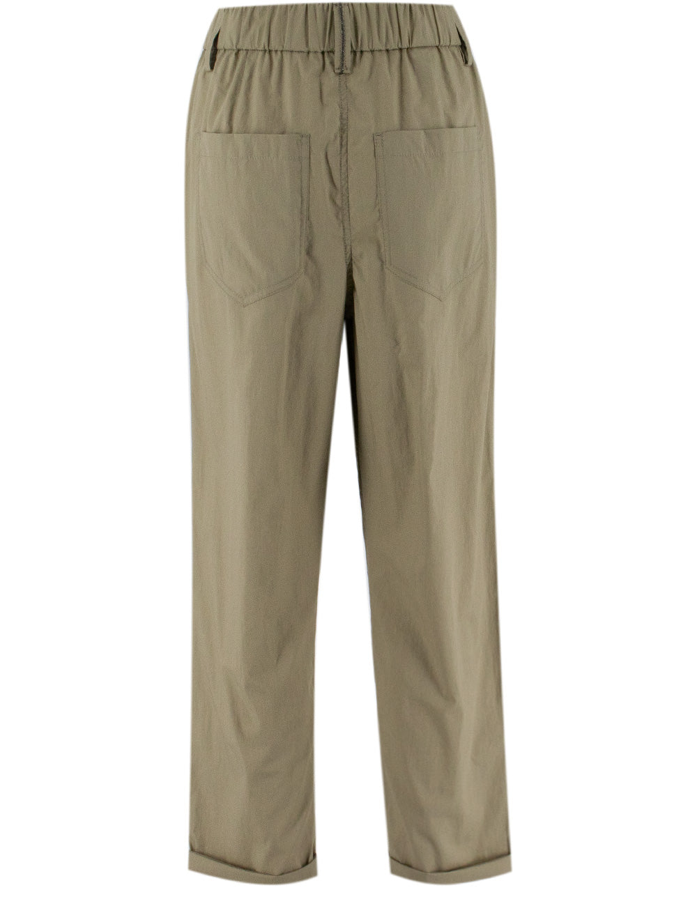 BRUNELLO CUCINELLI Cotton Poplin Trousers for Women