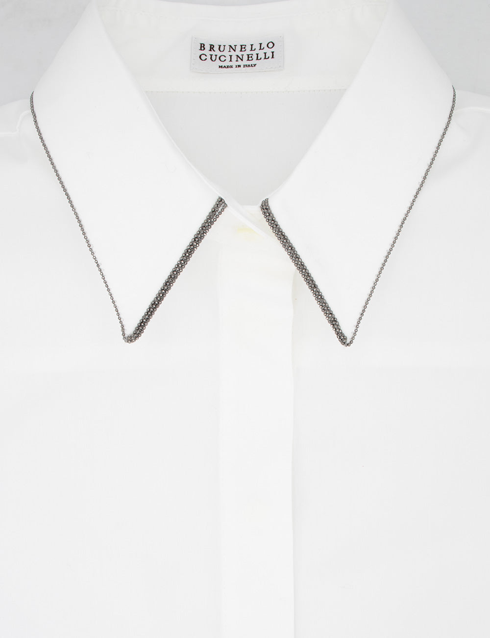 BRUNELLO CUCINELLI Sleeveless Cotton Poplin Shirt