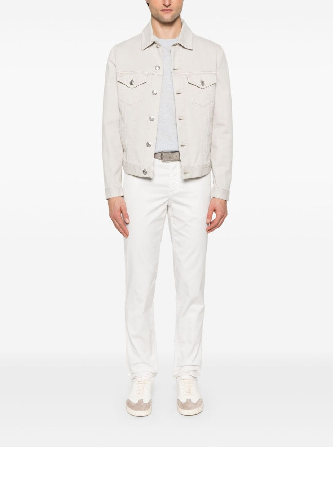 BRUNELLO CUCINELLI Crew Neck Long Sleeve Knitwear for Men