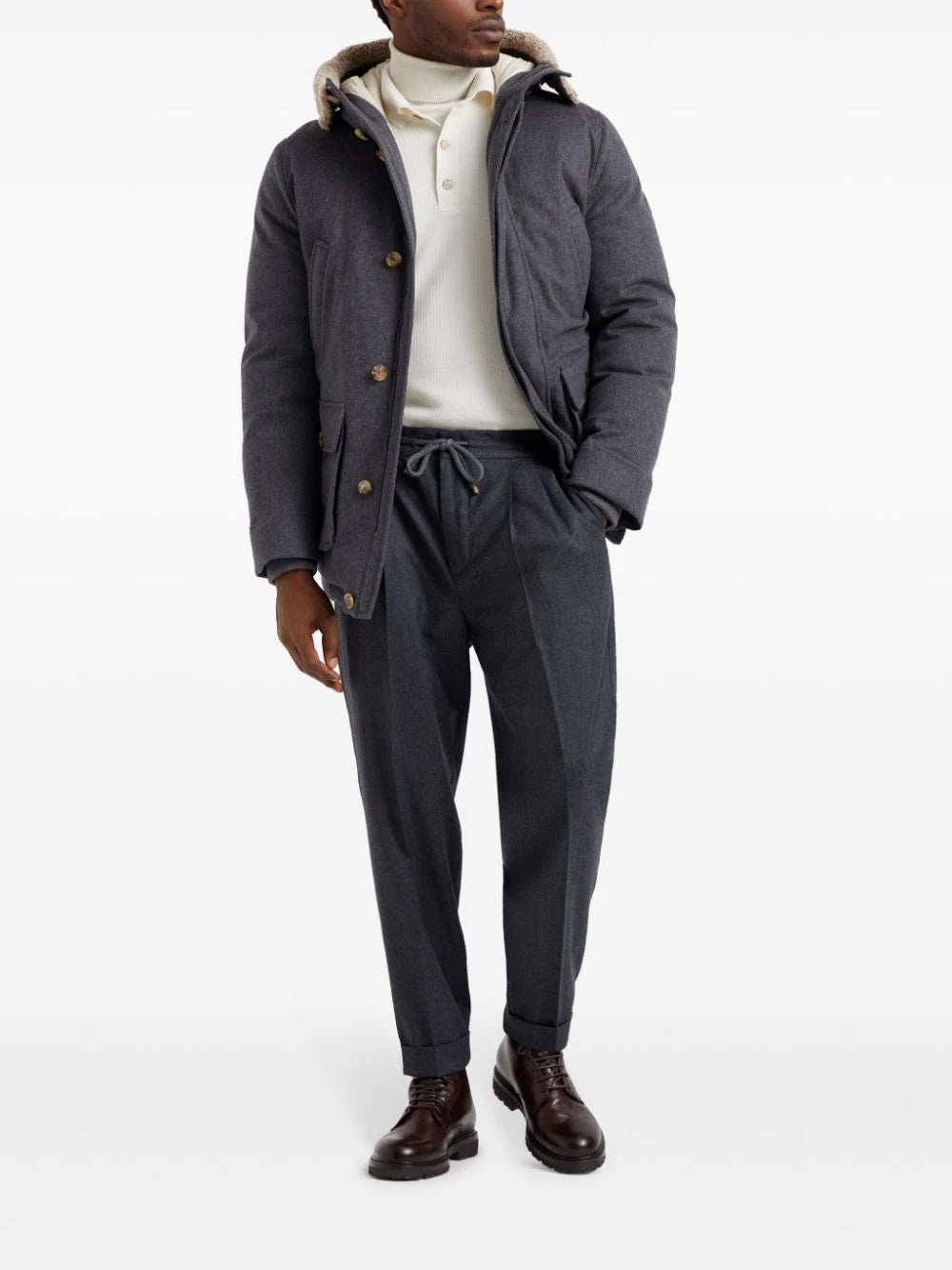 BRUNELLO CUCINELLI Luxury Puffer Jacket - Modern Fit