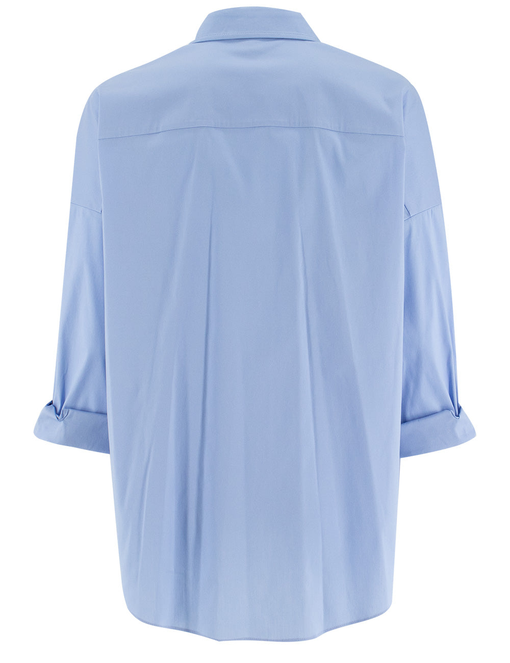 BRUNELLO CUCINELLI Embroidered Stretch Cotton Poplin Shirt