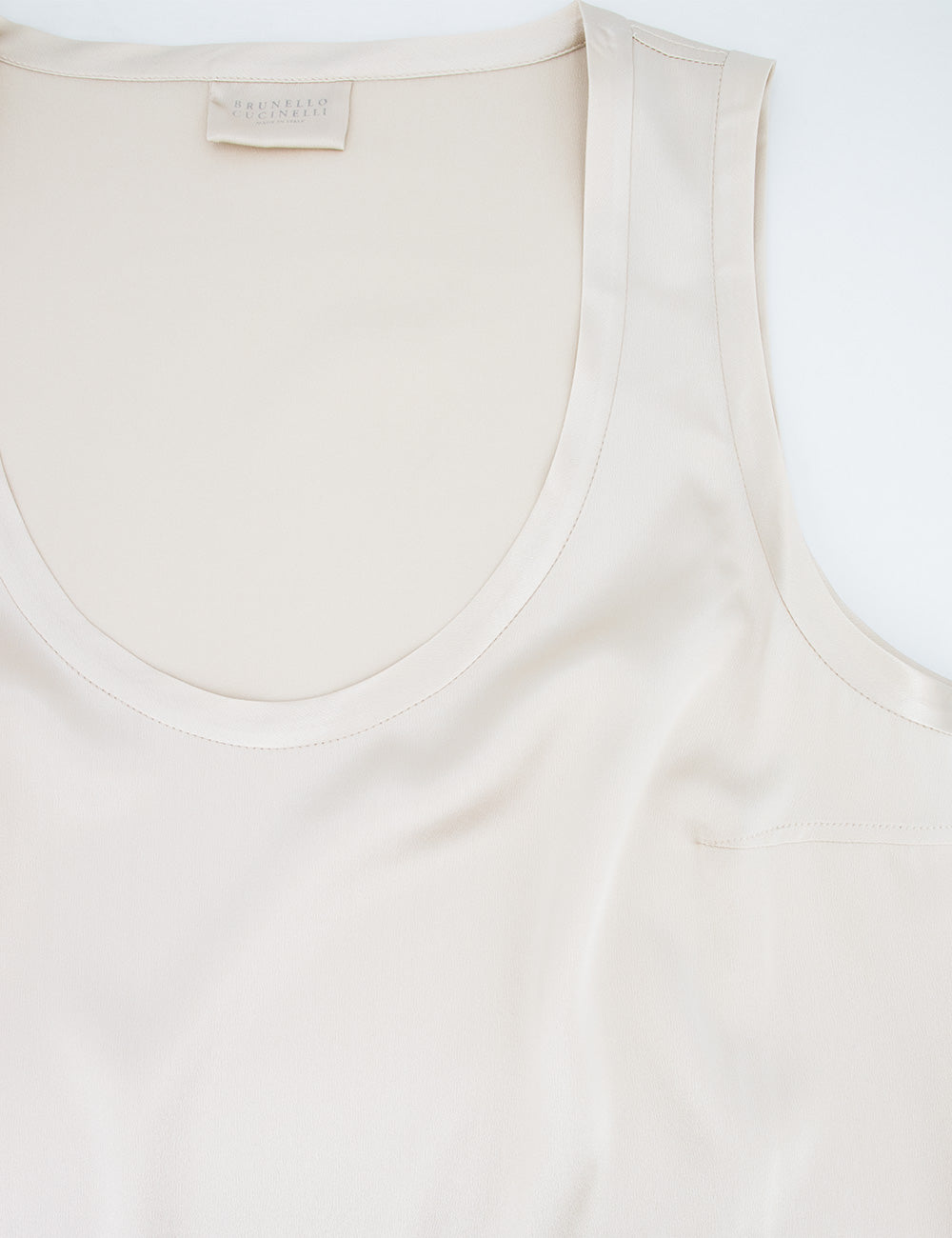 BRUNELLO CUCINELLI Luxurious Silk Satin Top for Women