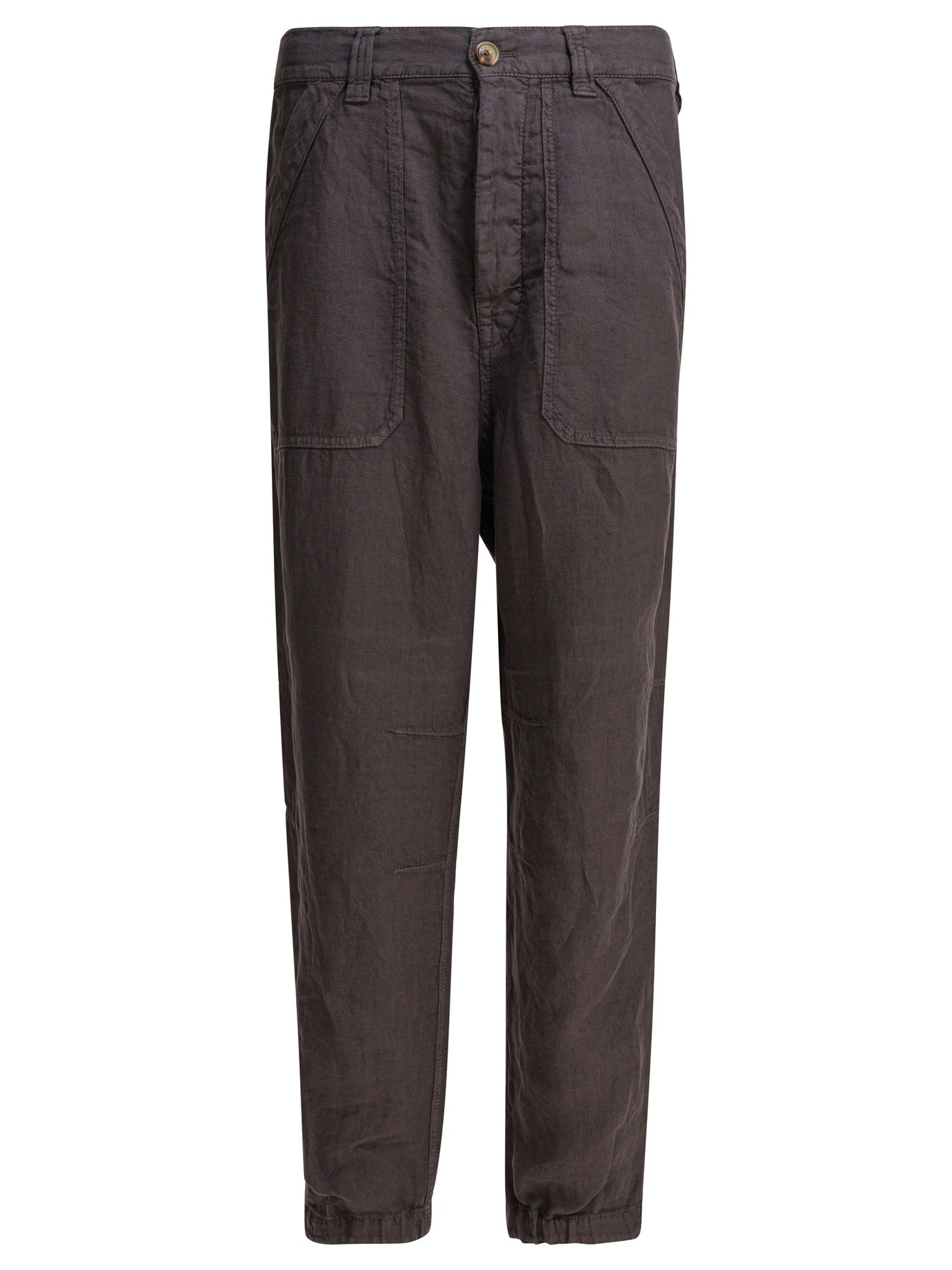 BRUNELLO CUCINELLI Linen Trousers for Men - Spring Summer 25 Collection