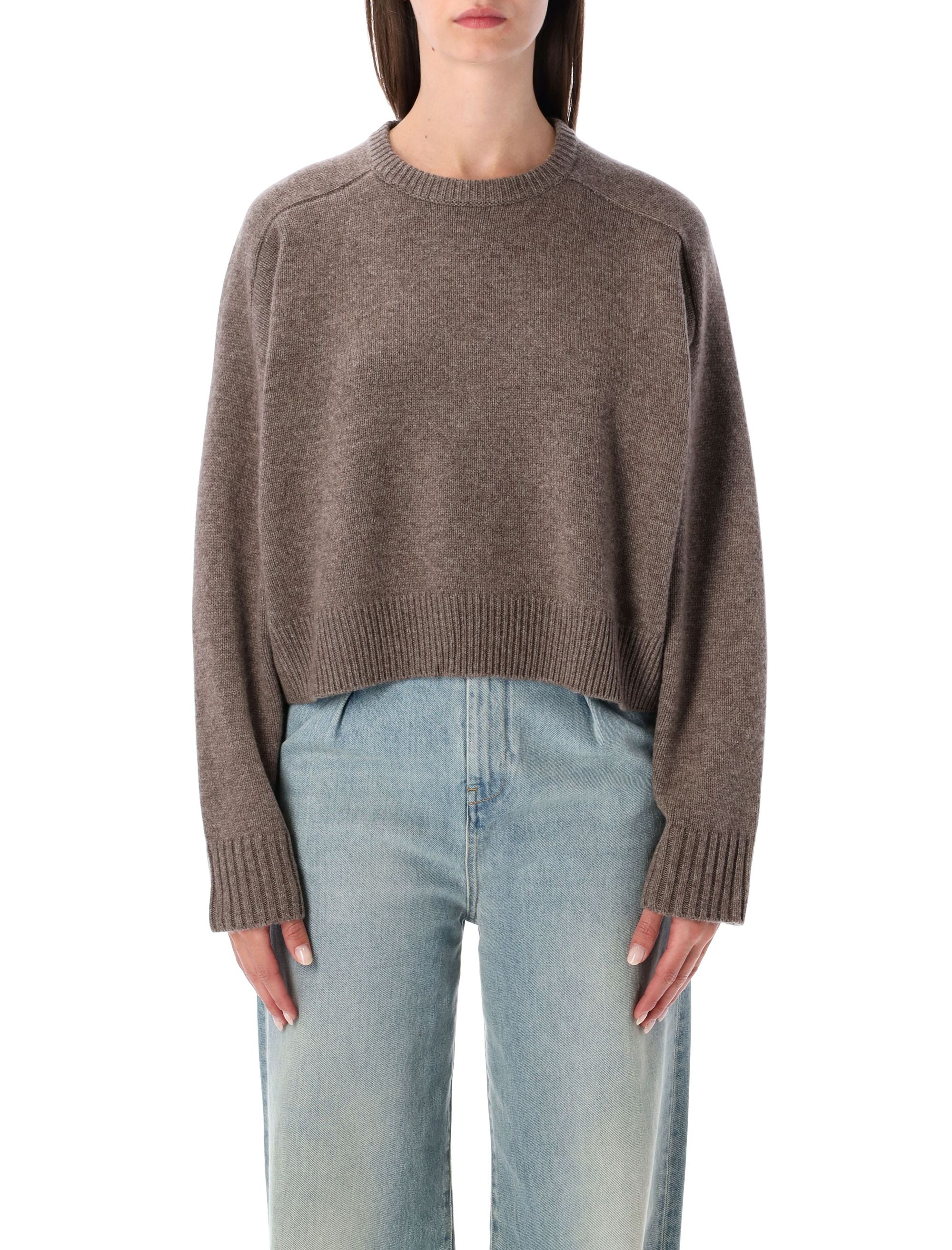 LOULOU Wool and Cashmere Cropped Sweater for Women