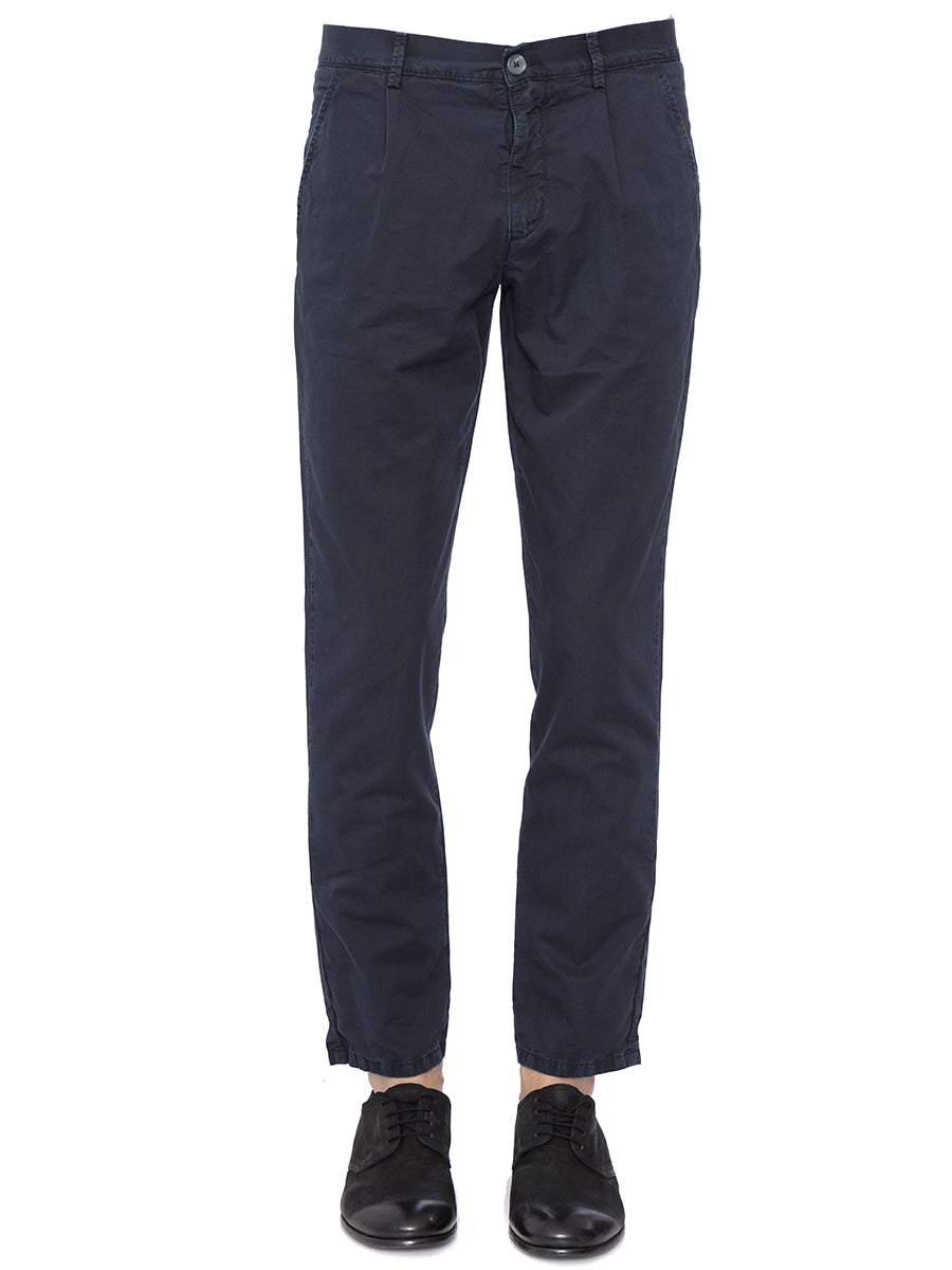 BASICON Men's Mini Chino Pants with Pleats (Size 46)