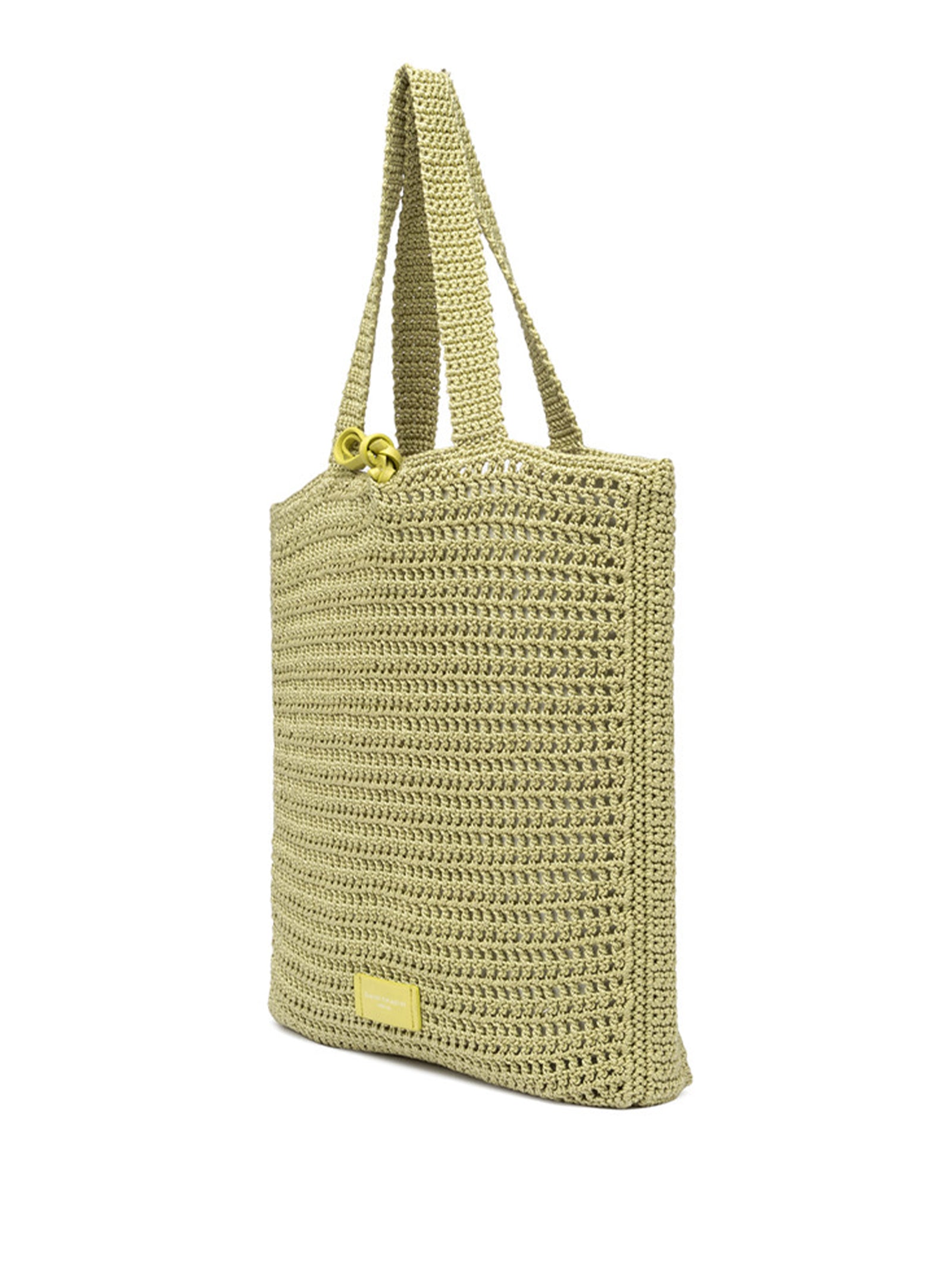 GIANNI CHIARINI Chic Crocheted Shopping Handbag