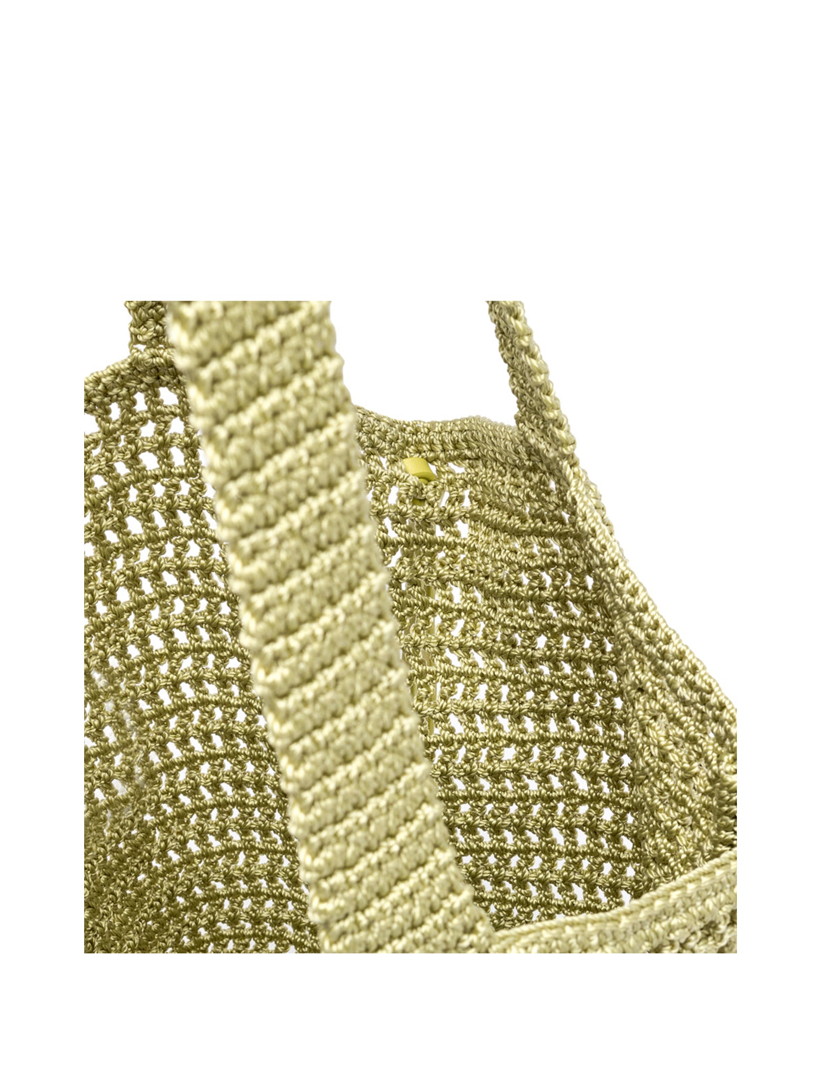 GIANNI CHIARINI Chic Crocheted Shopping Handbag