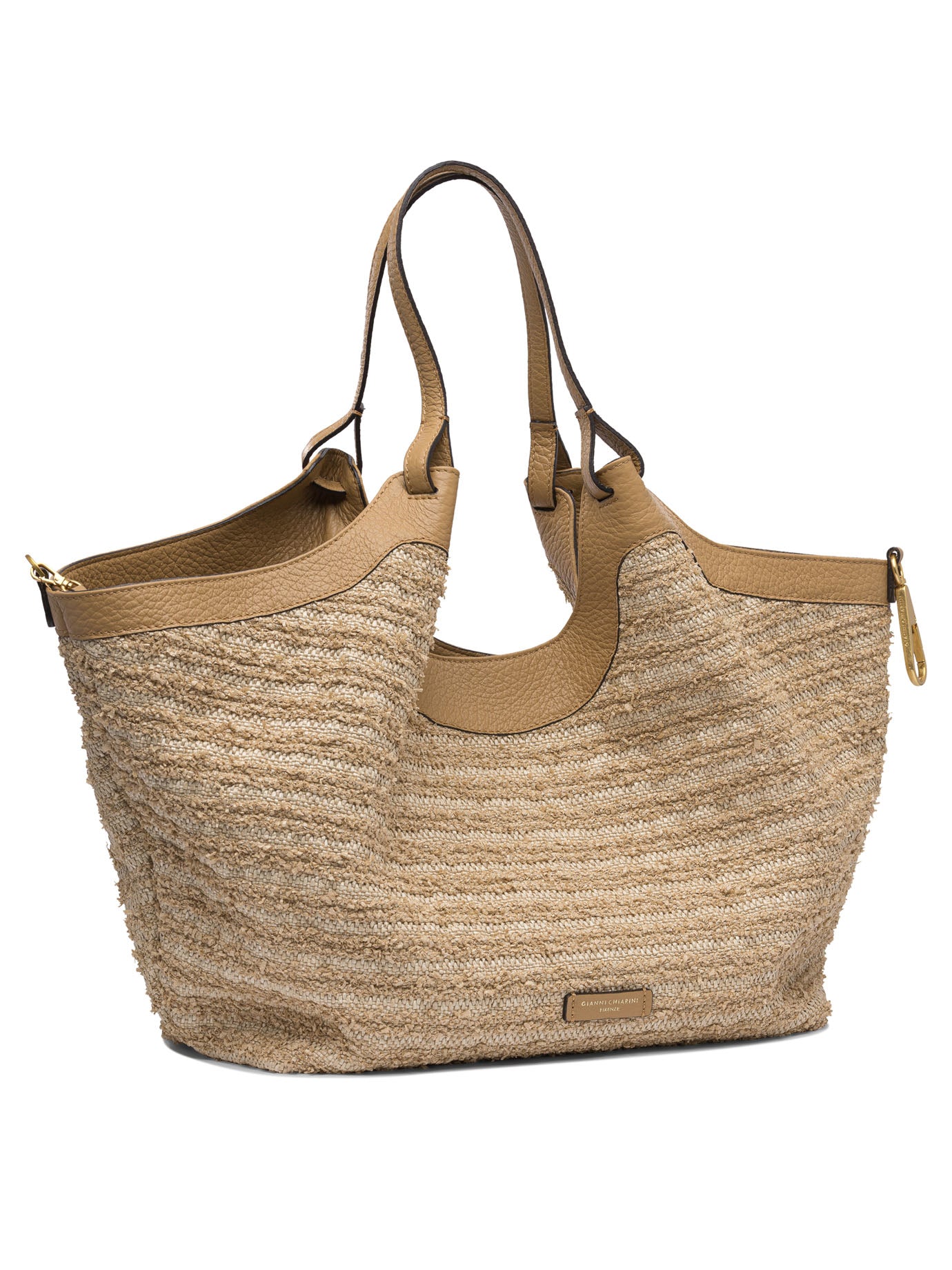 GIANNI CHIARINI Raffia Bucket Handbag for Women