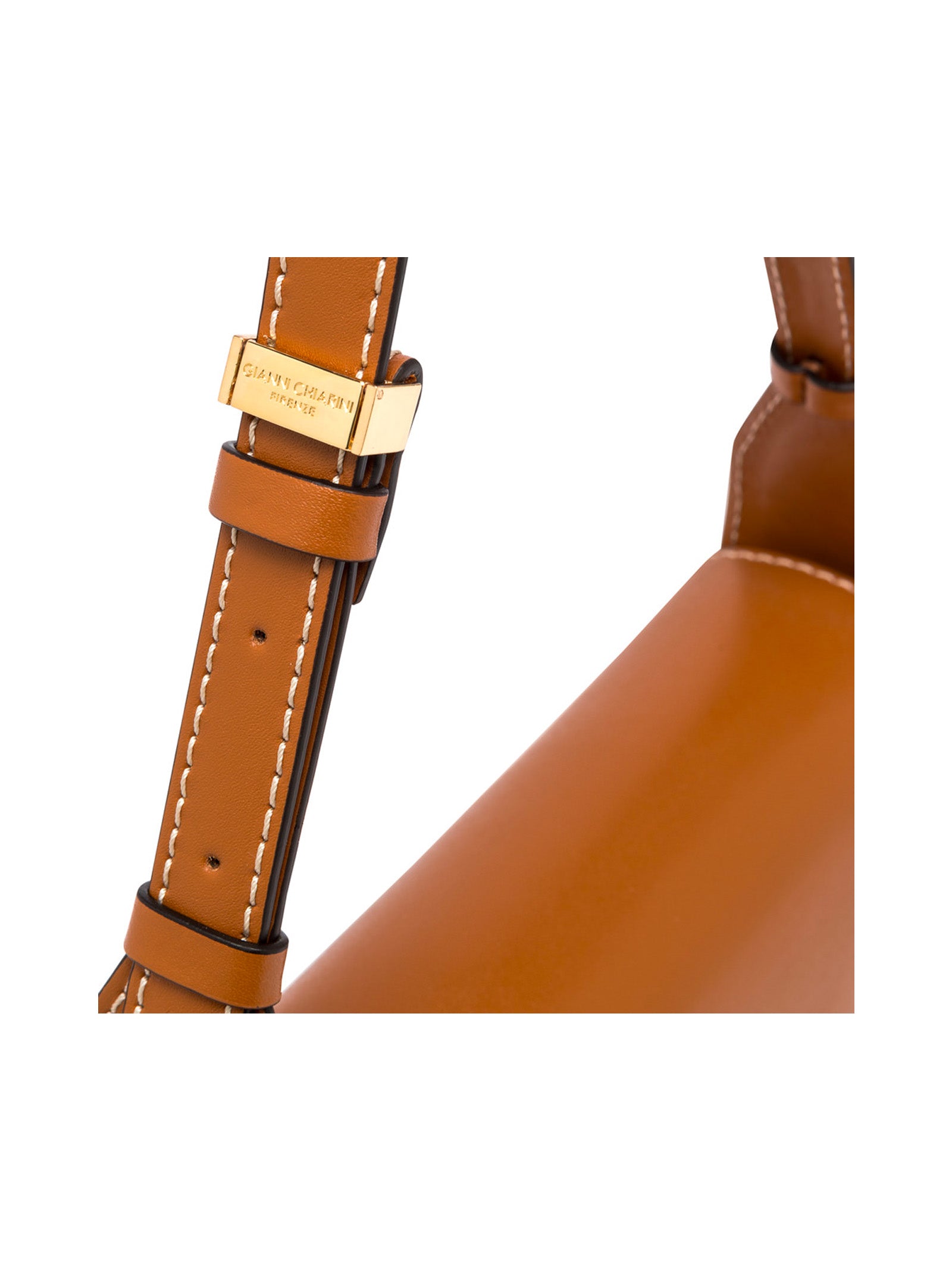 GIANNI CHIARINI Leather Shoulder Handbag with Flap - Elegant Design