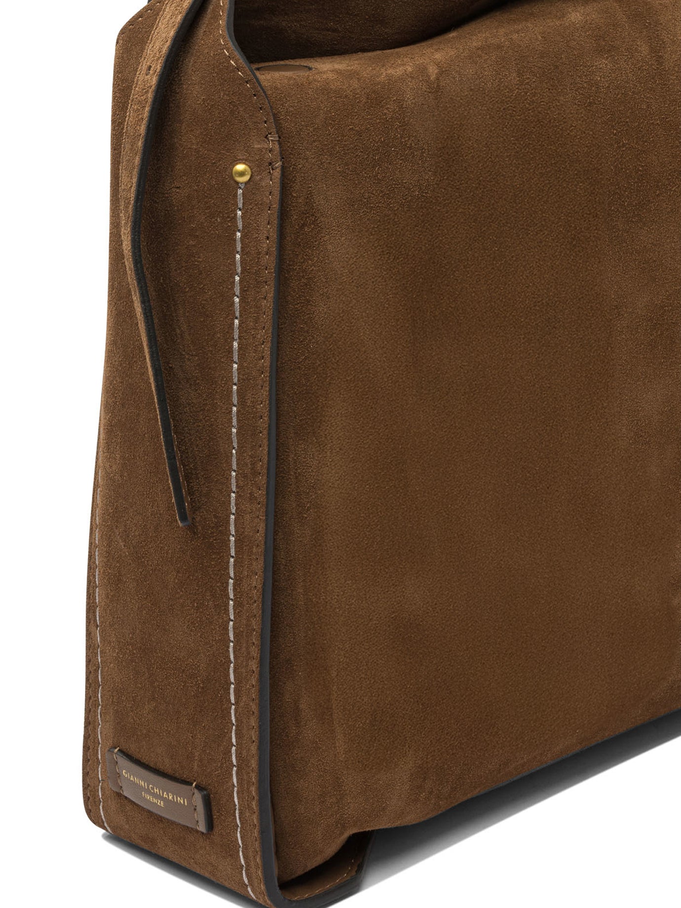 GIANNI CHIARINI Suede Shoulder Handbag