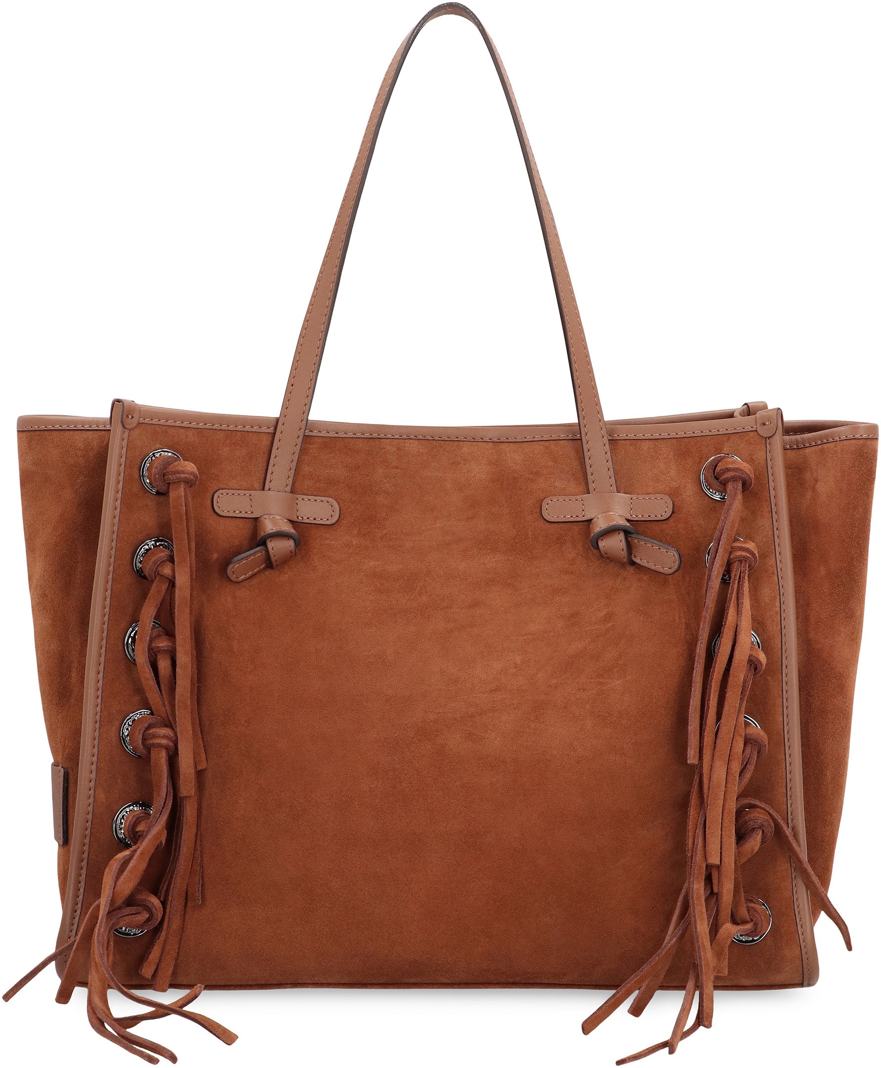 GIANNI CHIARINI Marcella Suede Tote Handbag - 38x31x16 CM