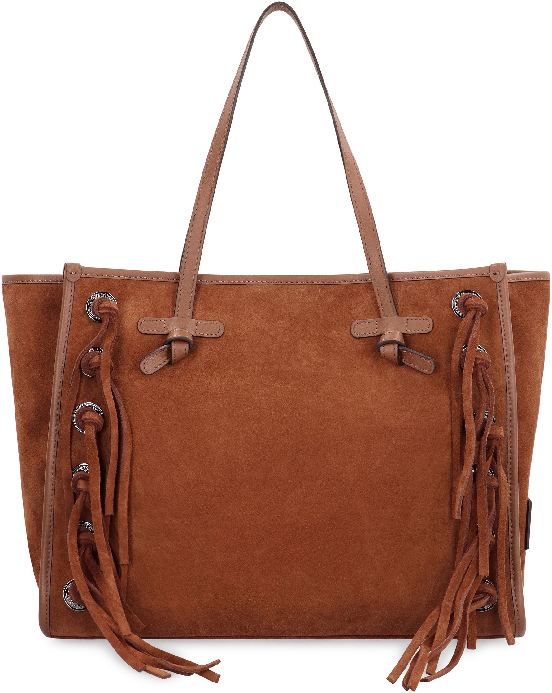 GIANNI CHIARINI Marcella Suede Tote Handbag - 38x31x16 CM