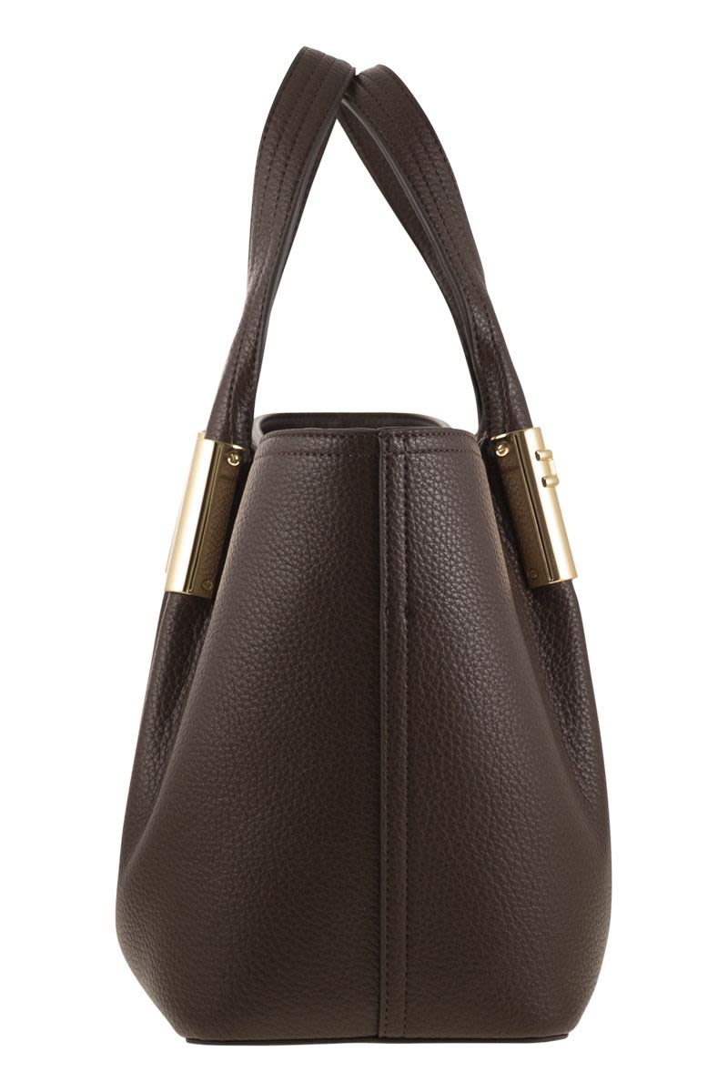ELISABETTA FRANCHI Medium Tote Handbag with Logo Details