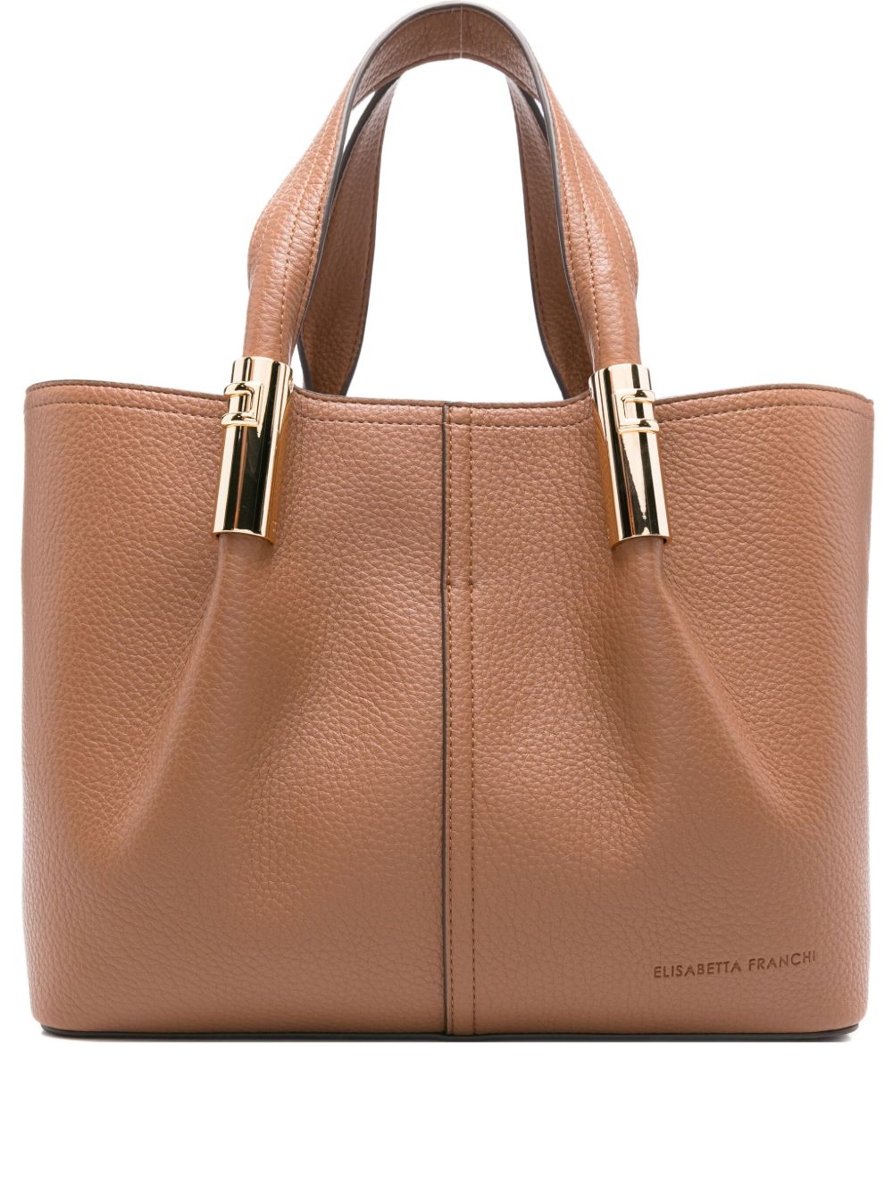 ELISABETTA FRANCHI Medium Tote Handbag with Logo Details