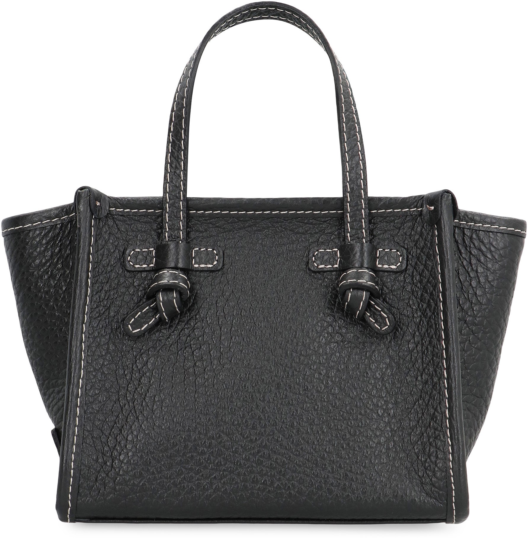 GIANNI CHIARINI Mini Leather Handbag with Adjustable Strap