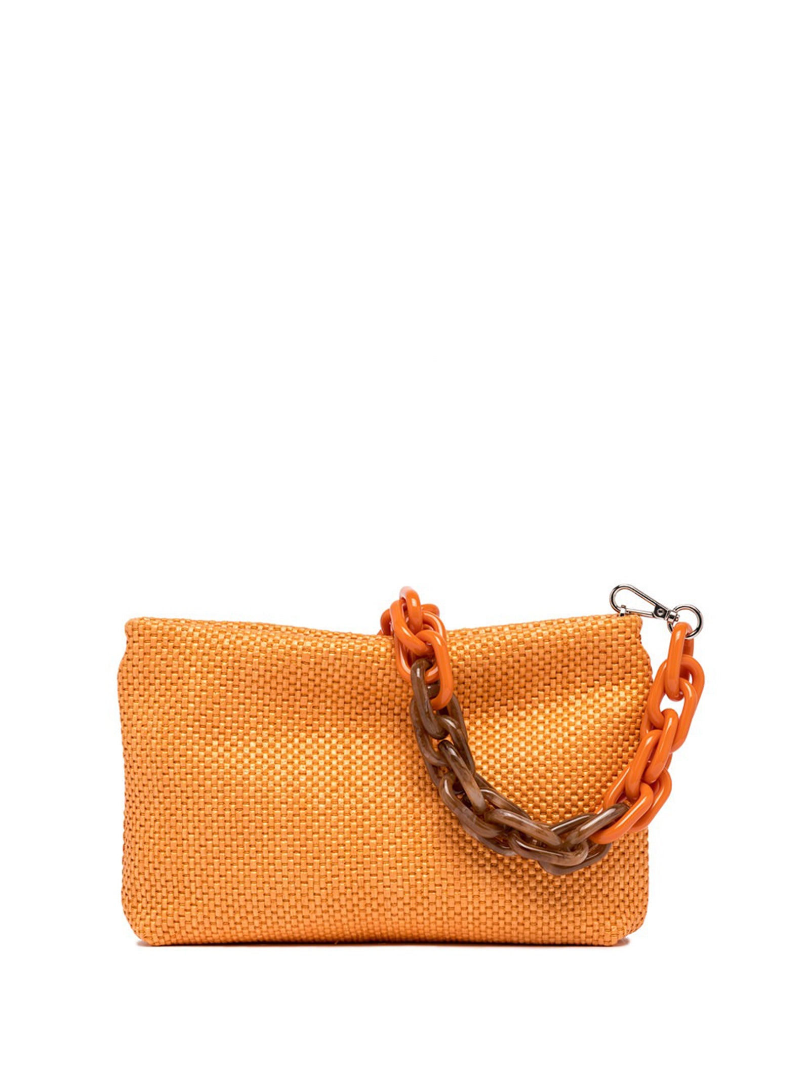GIANNI CHIARINI Mini Clutch Handbag with Resin Chain