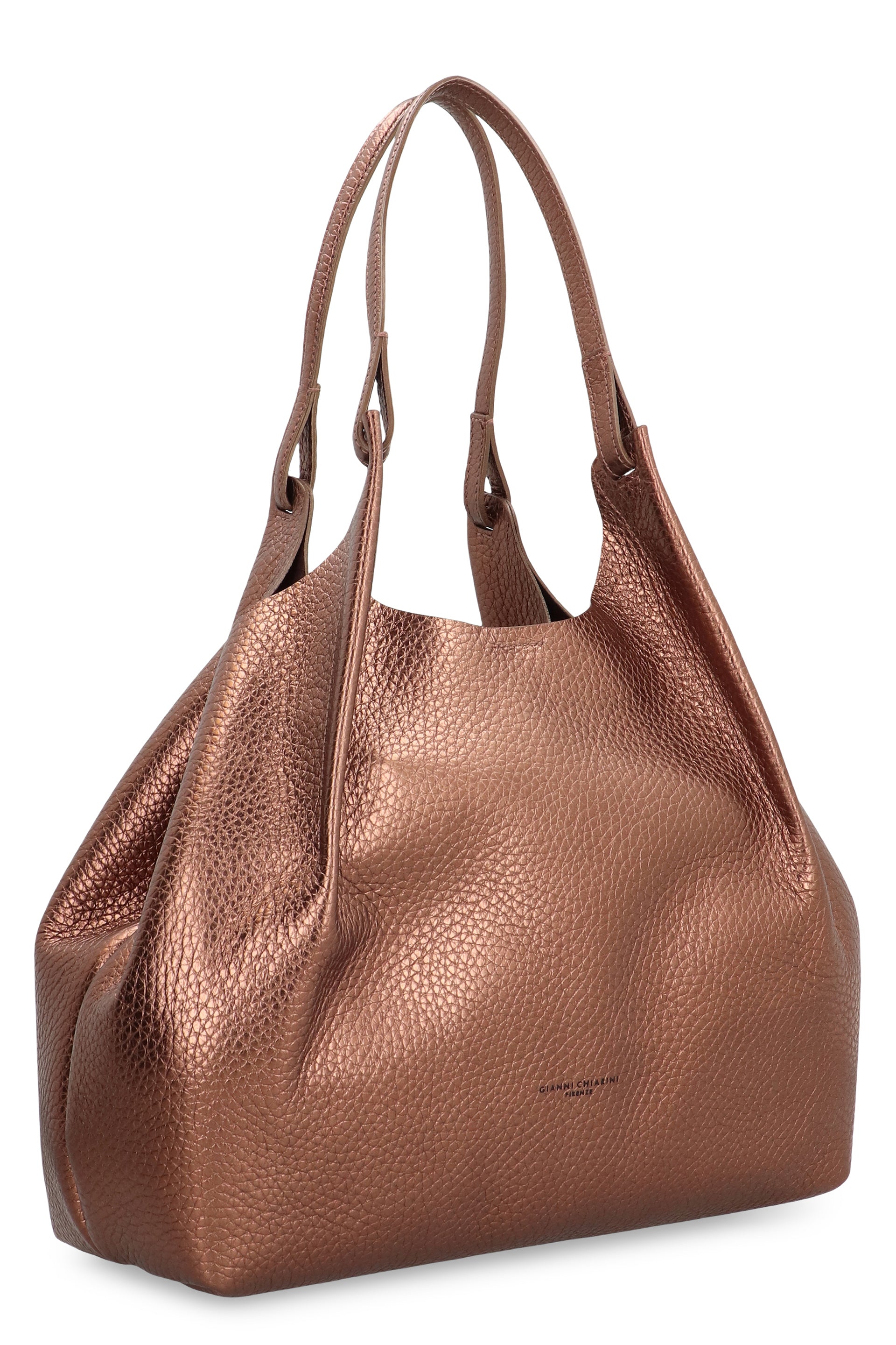 GIANNI CHIARINI Dual Leather Handbag - 34 CM Width