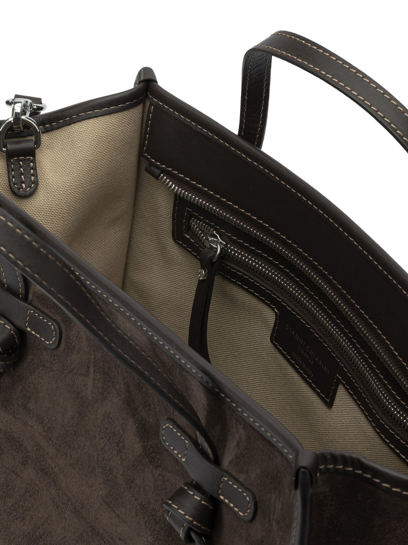 GIANNI CHIARINI Leather Shoulder Handbag