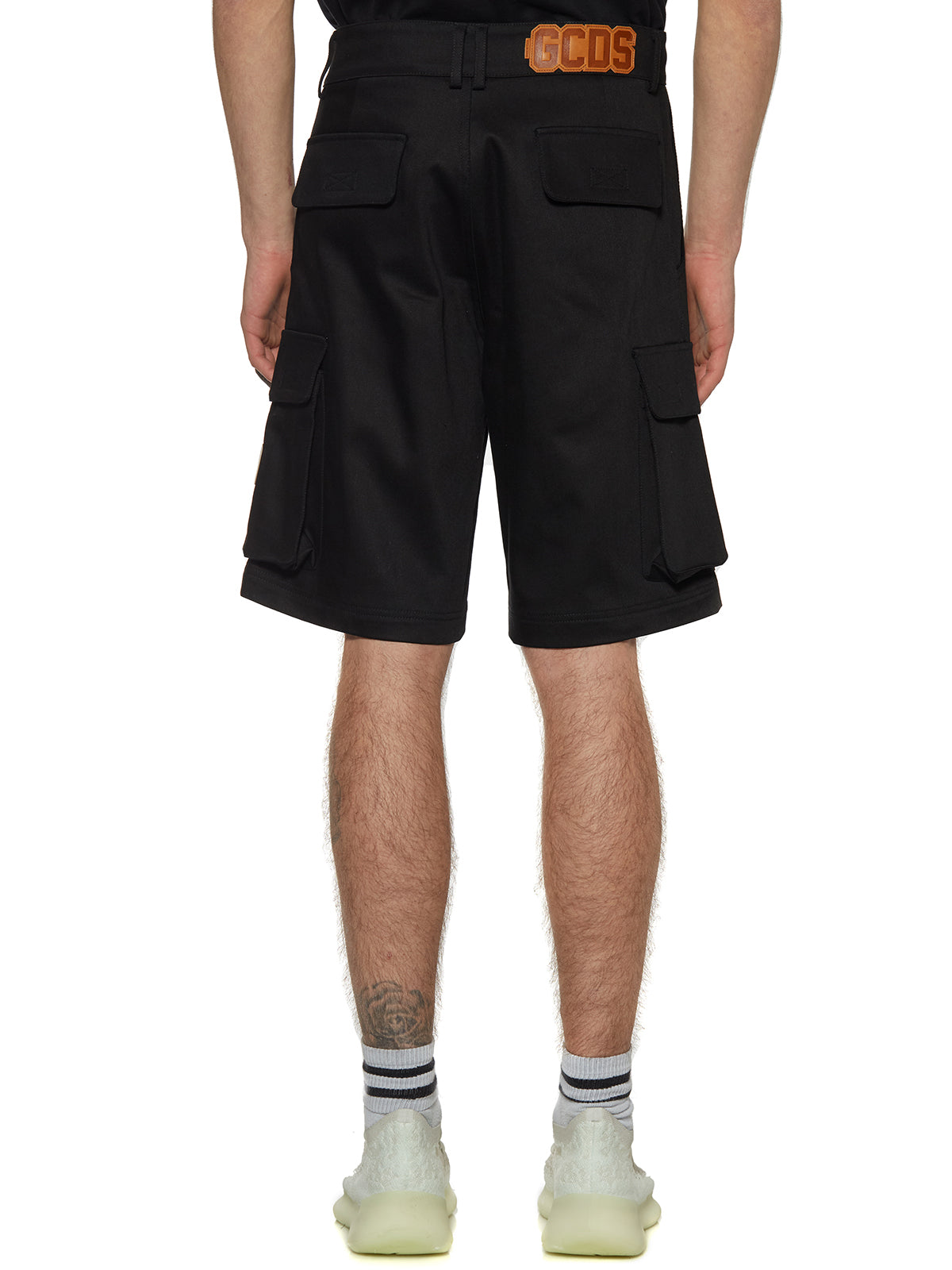 GCDS Men's Cargo Bermuda Shorts - Size M