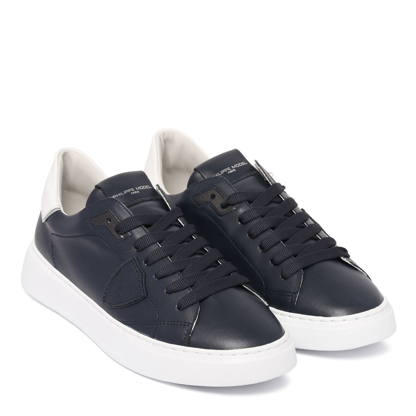 PHILIPPE MODEL PARIS Men's 100% Leather Sneakers