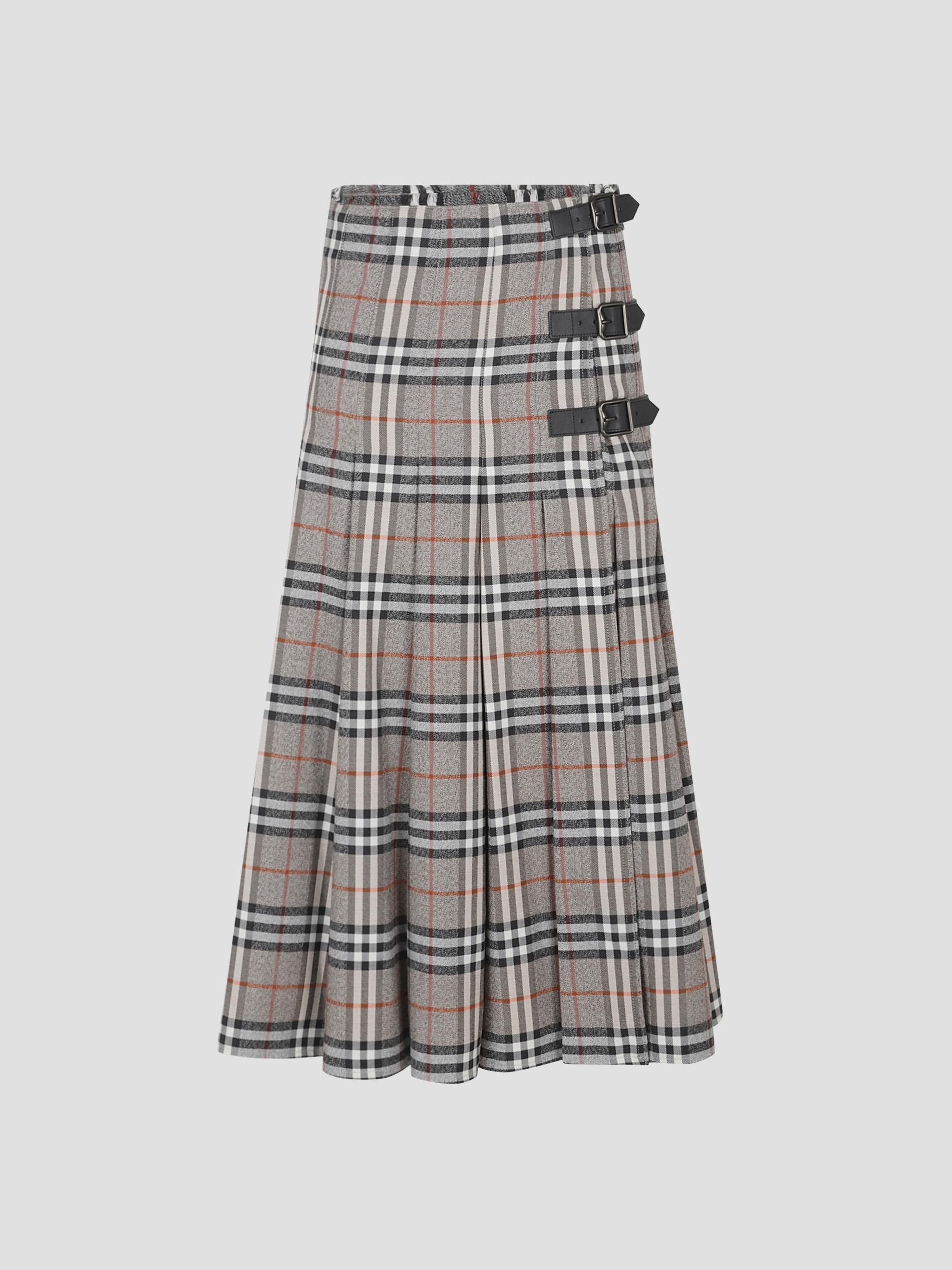 BURBERRY Classic Wool Skirt for Women - FW25