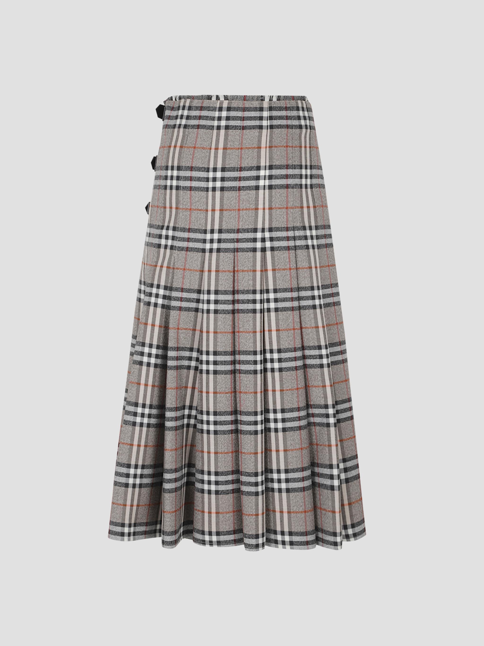 BURBERRY Classic Wool Skirt for Women - FW25