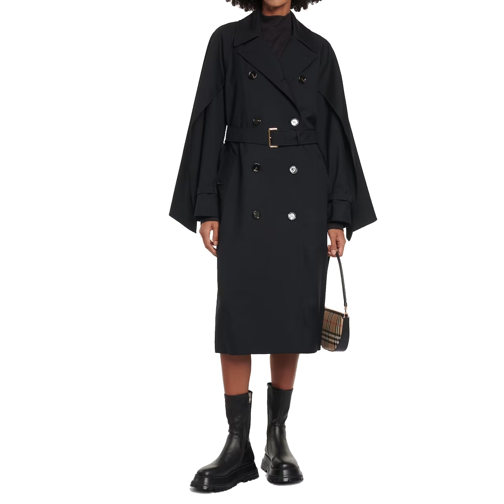 BURBERRY Blend Wool Trench Jacket