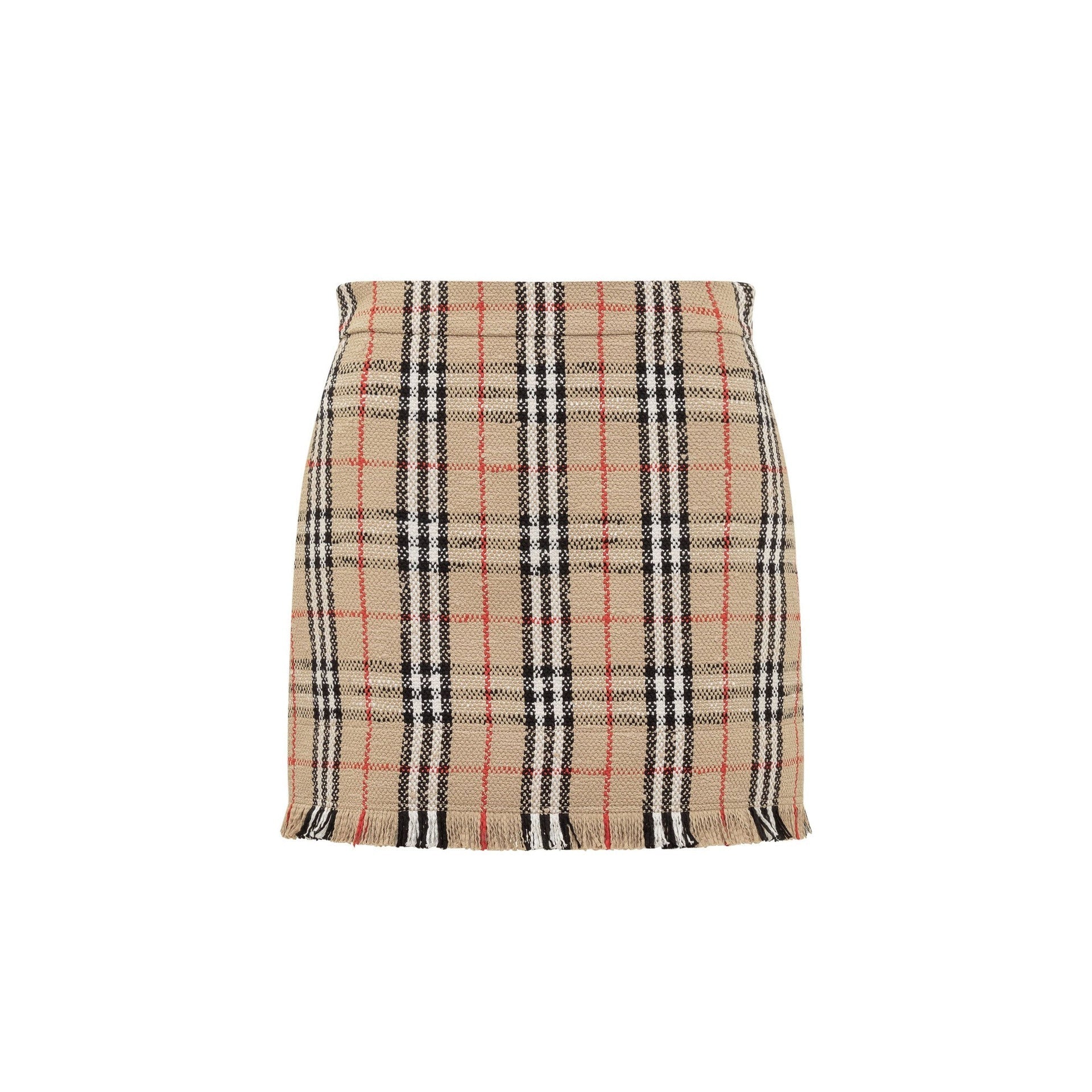 BURBERRY Chic Vintage Pattern Mini Skirt