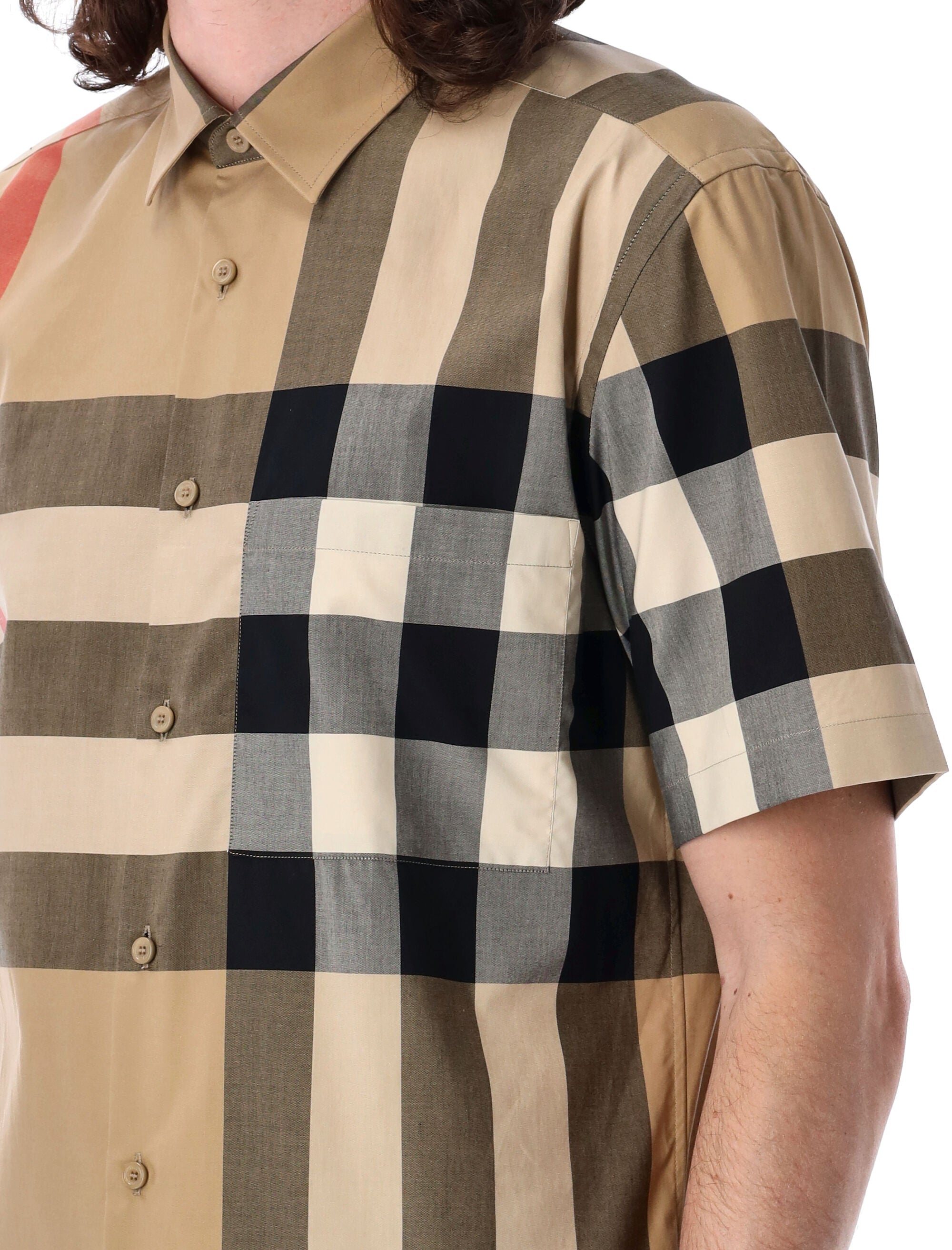 BURBERRY Check Cotton Shirt - Men’s Stylish Design