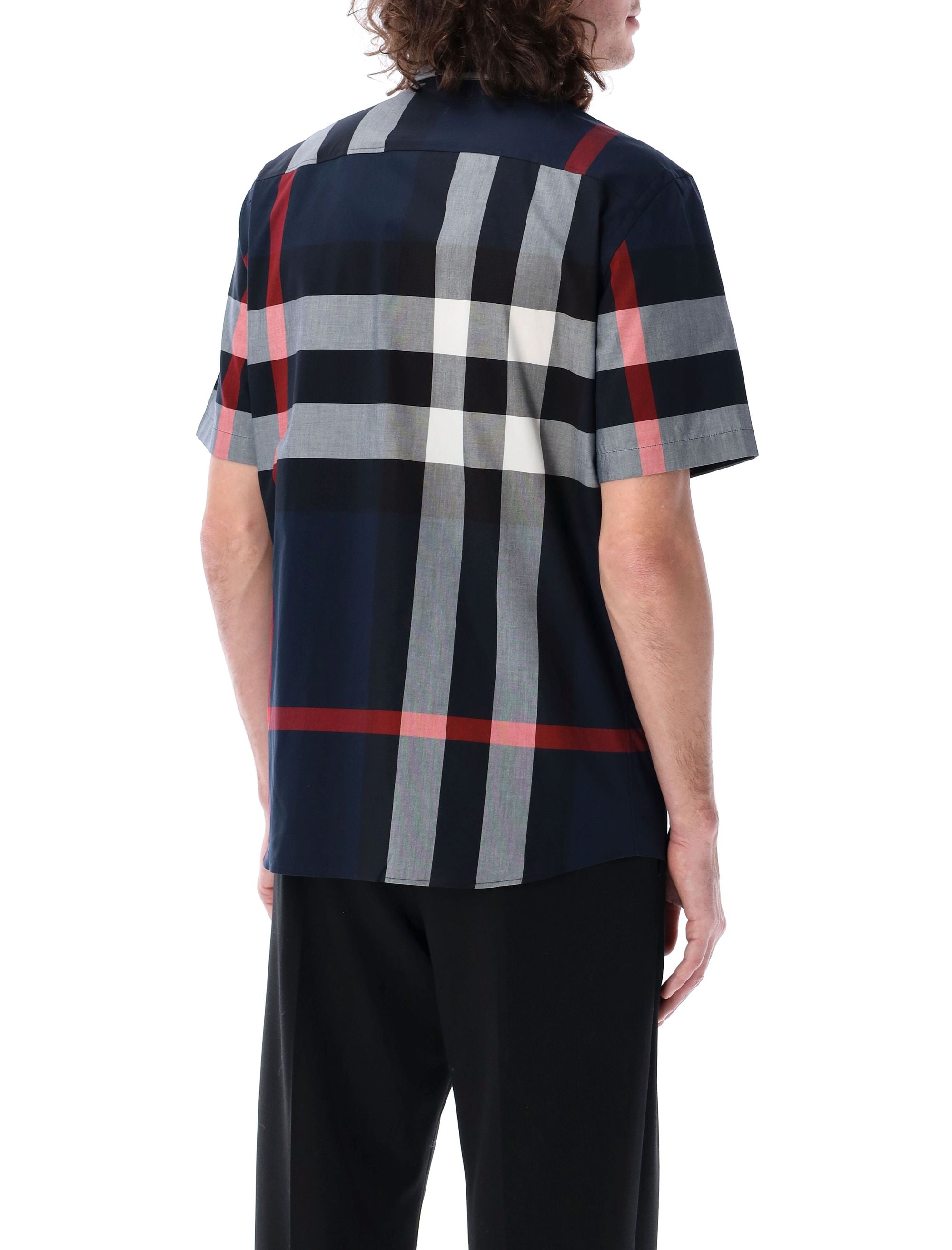 BURBERRY Check Cotton Shirt - Slim Fit for Men