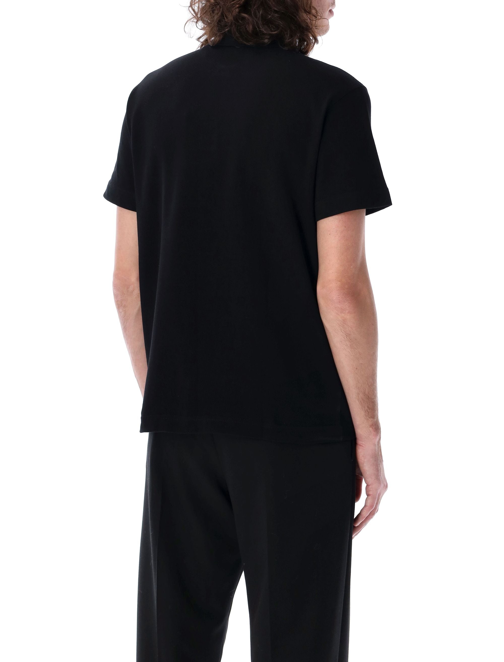 BURBERRY Slim Fit Cotton Polo Shirt - Size L