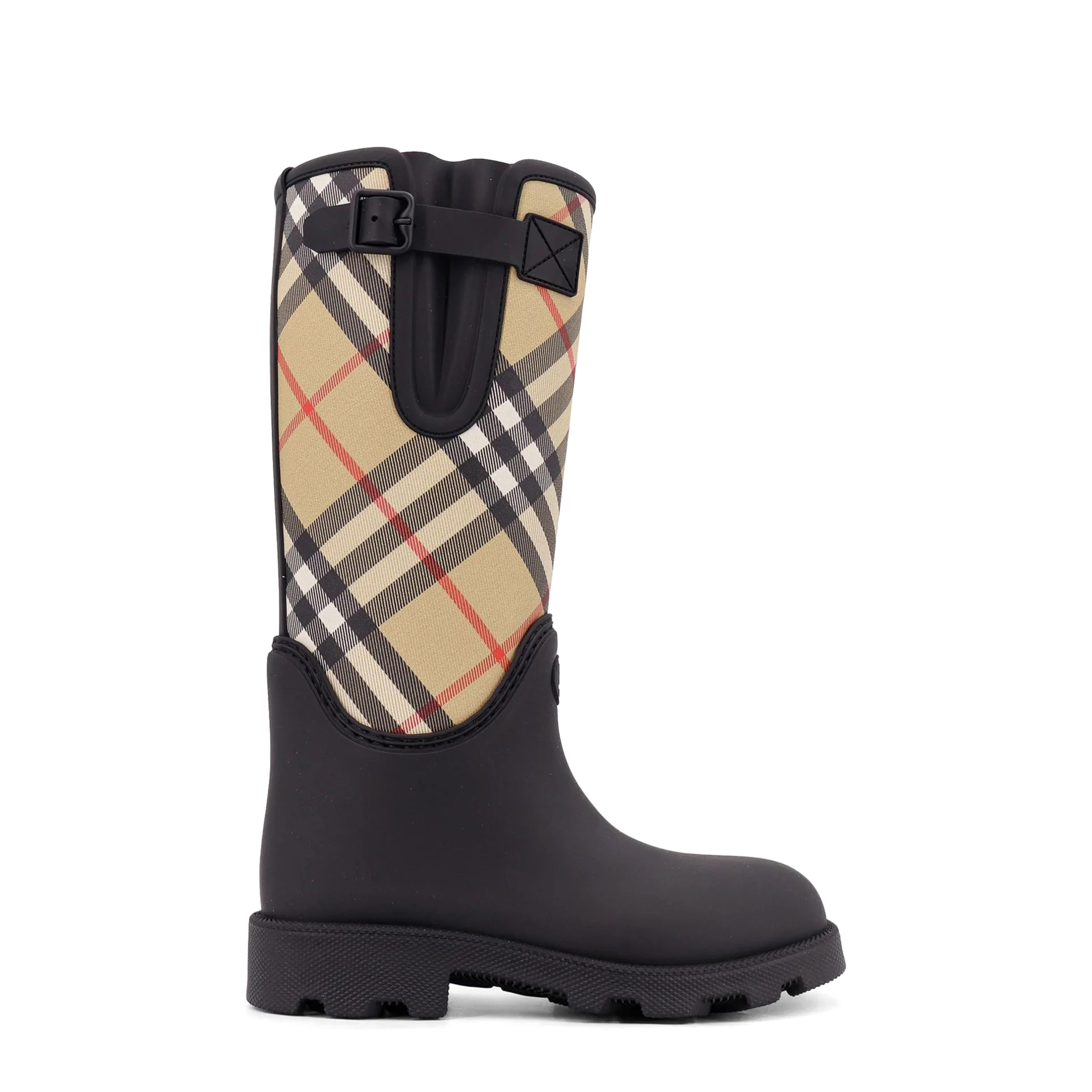 BURBERRY High Ankle Boots with Marsh Stamp