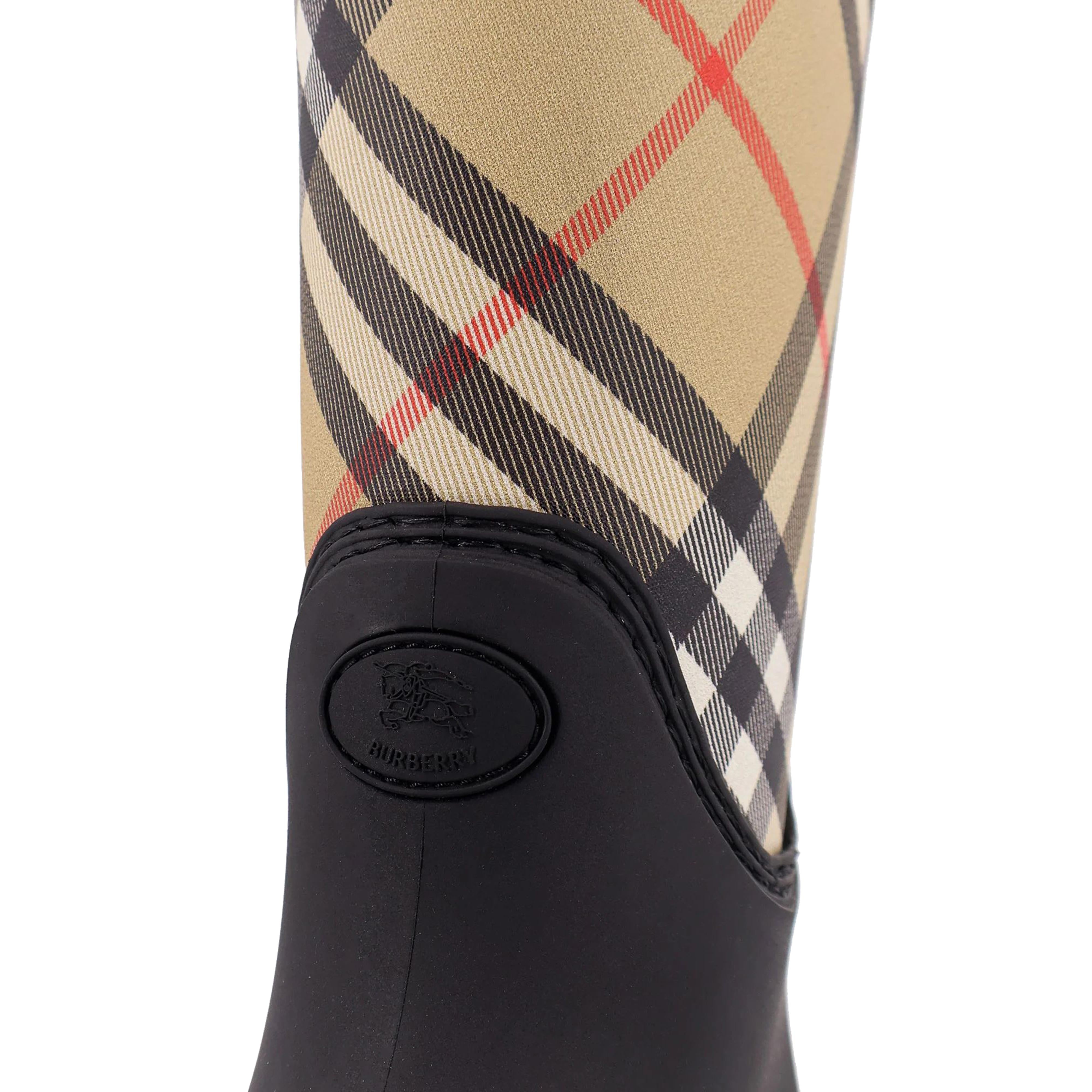 BURBERRY High Ankle Boots with Marsh Stamp