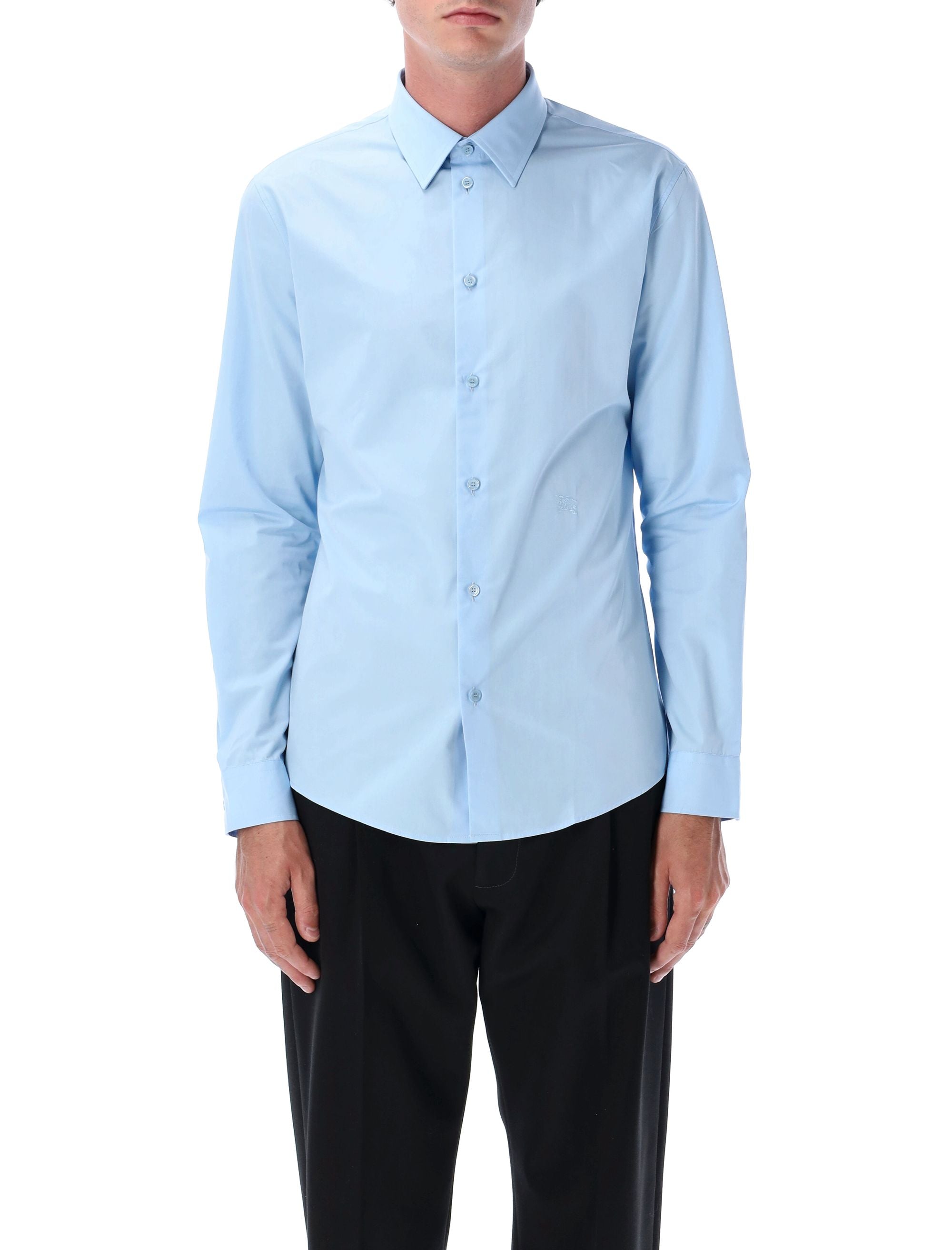 BURBERRY Slim Fit Cotton Shirt - Size 40