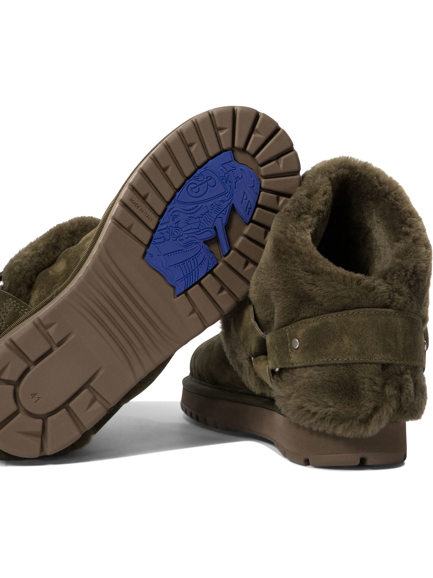 BURBERRY Elegant Chubby Ankle Boots for Men