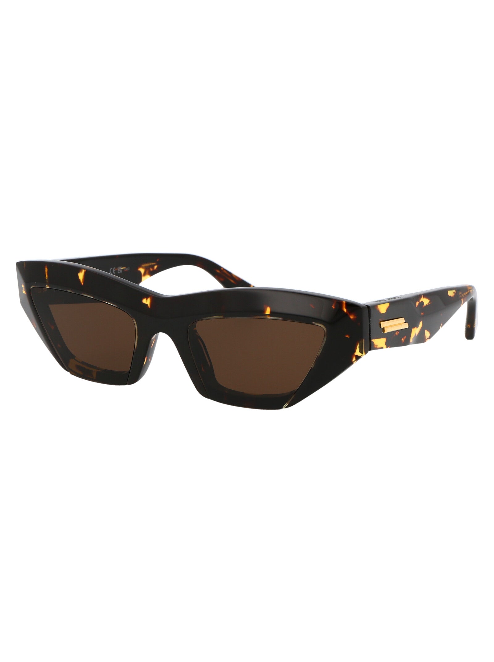 BOTTEGA VENETA Acetate Havana Sunglasses - Women’s SS25 Collection