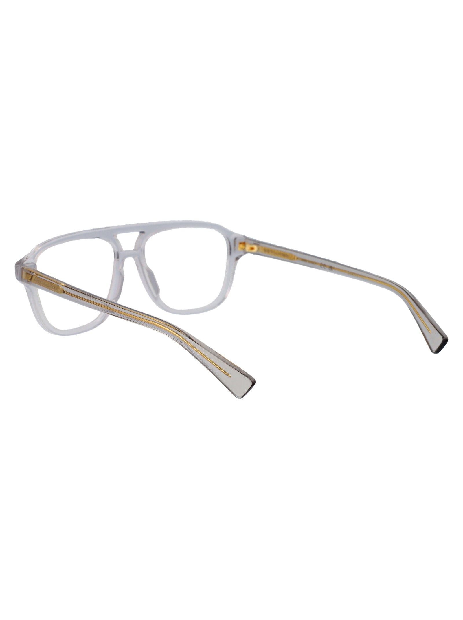 BOTTEGA VENETA Transparent Acetate Optical Glasses for Men