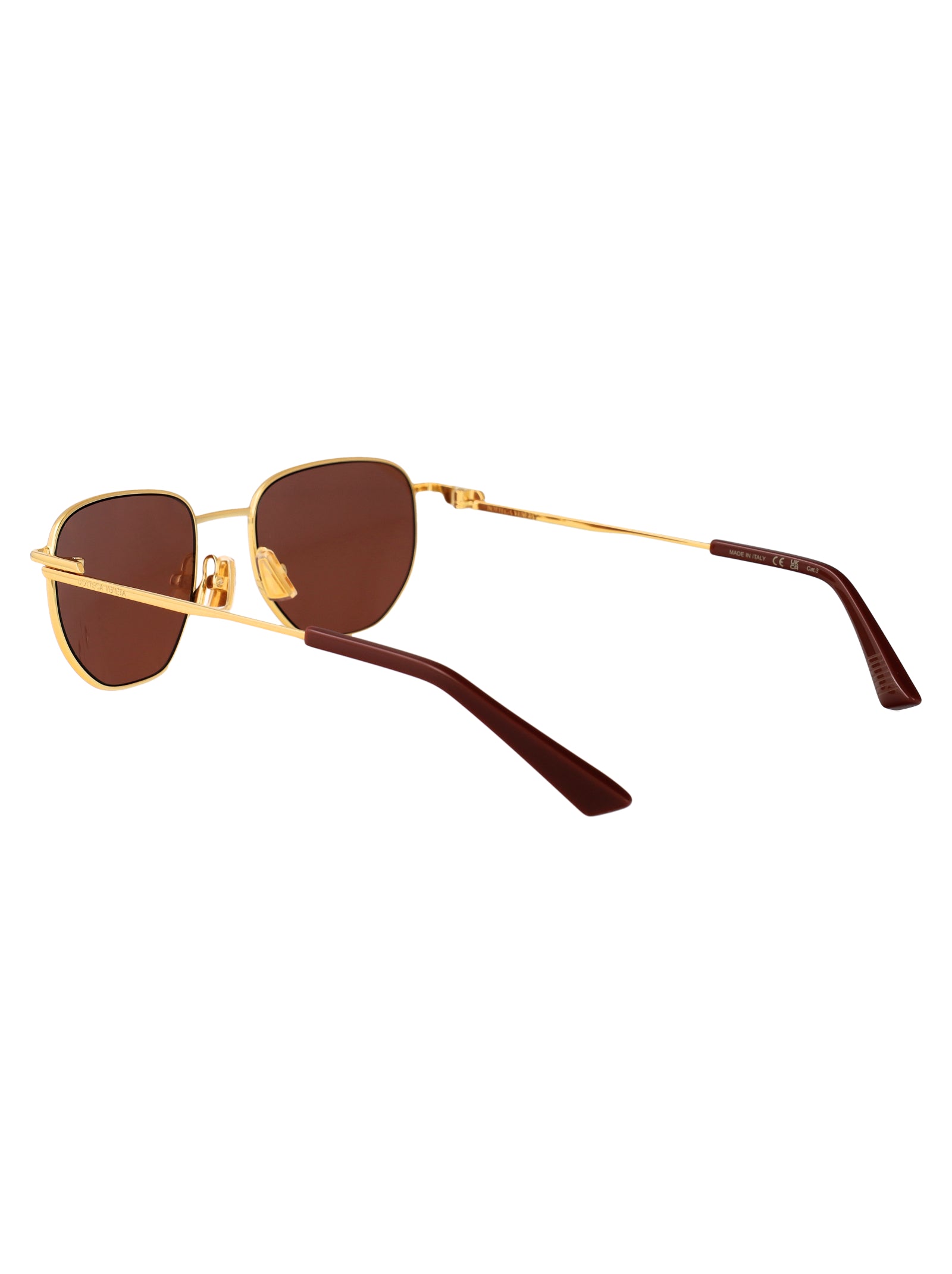 BOTTEGA VENETA Metallic Gold Sunglasses