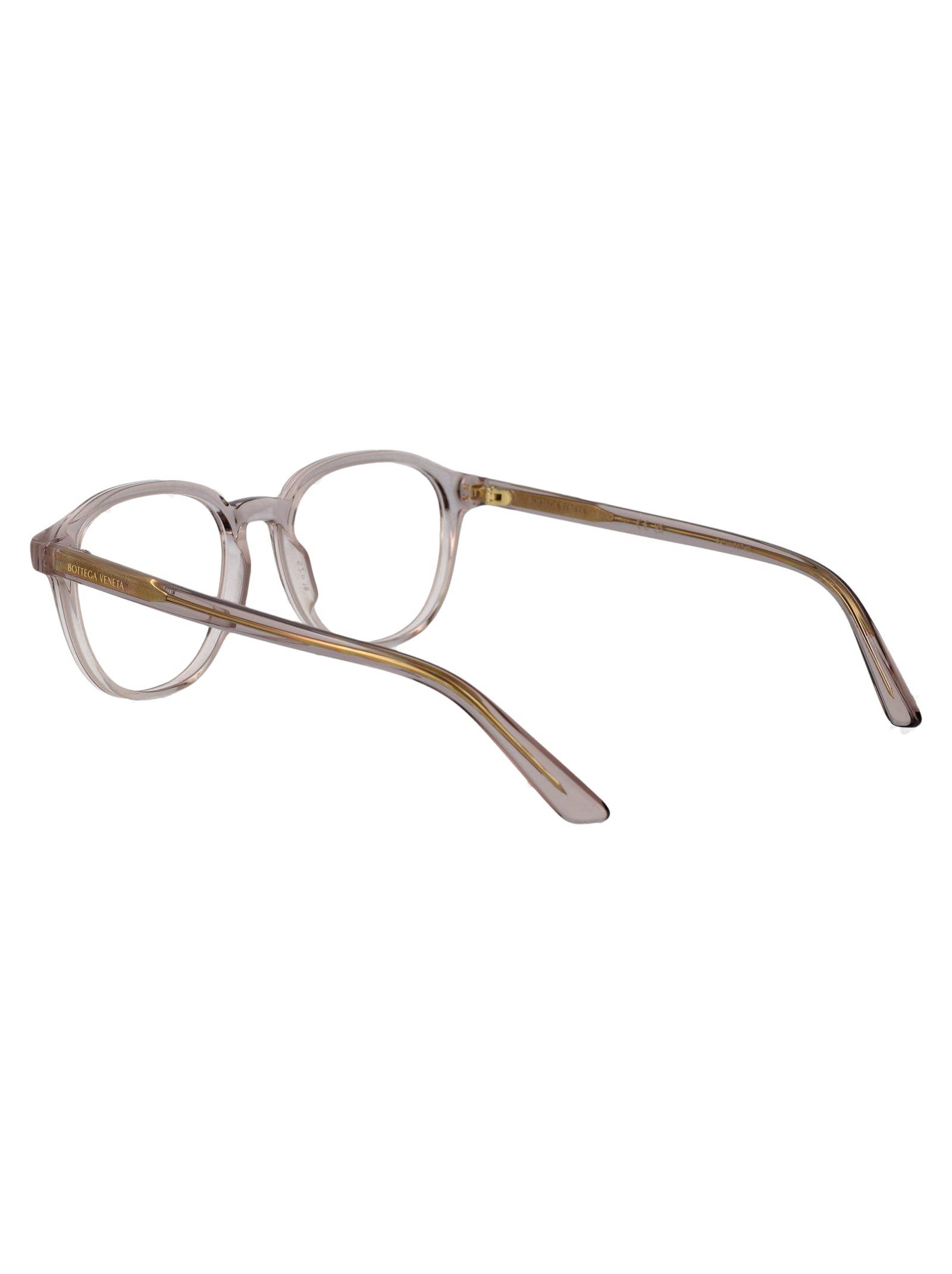 BOTTEGA VENETA Transparent Recycled Acetate Optical Glasses for Men