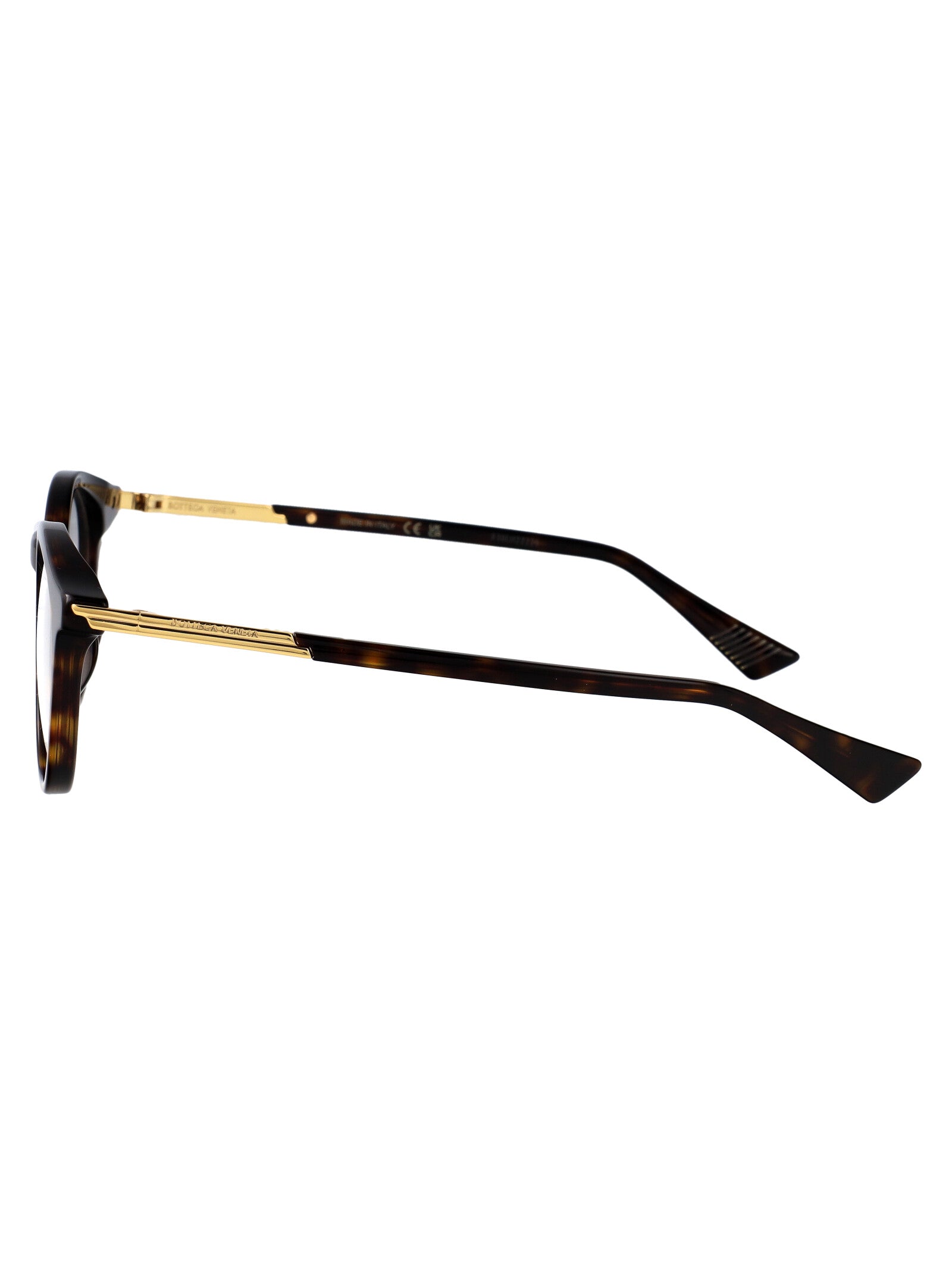 BOTTEGA VENETA Stylish Unisex Transparent Metal Glasses