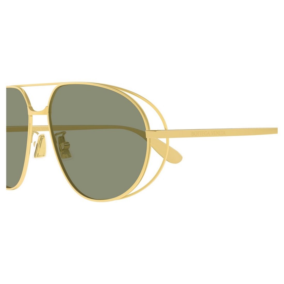 BOTTEGA VENETA Men's Classic Round Frame Sunglasses