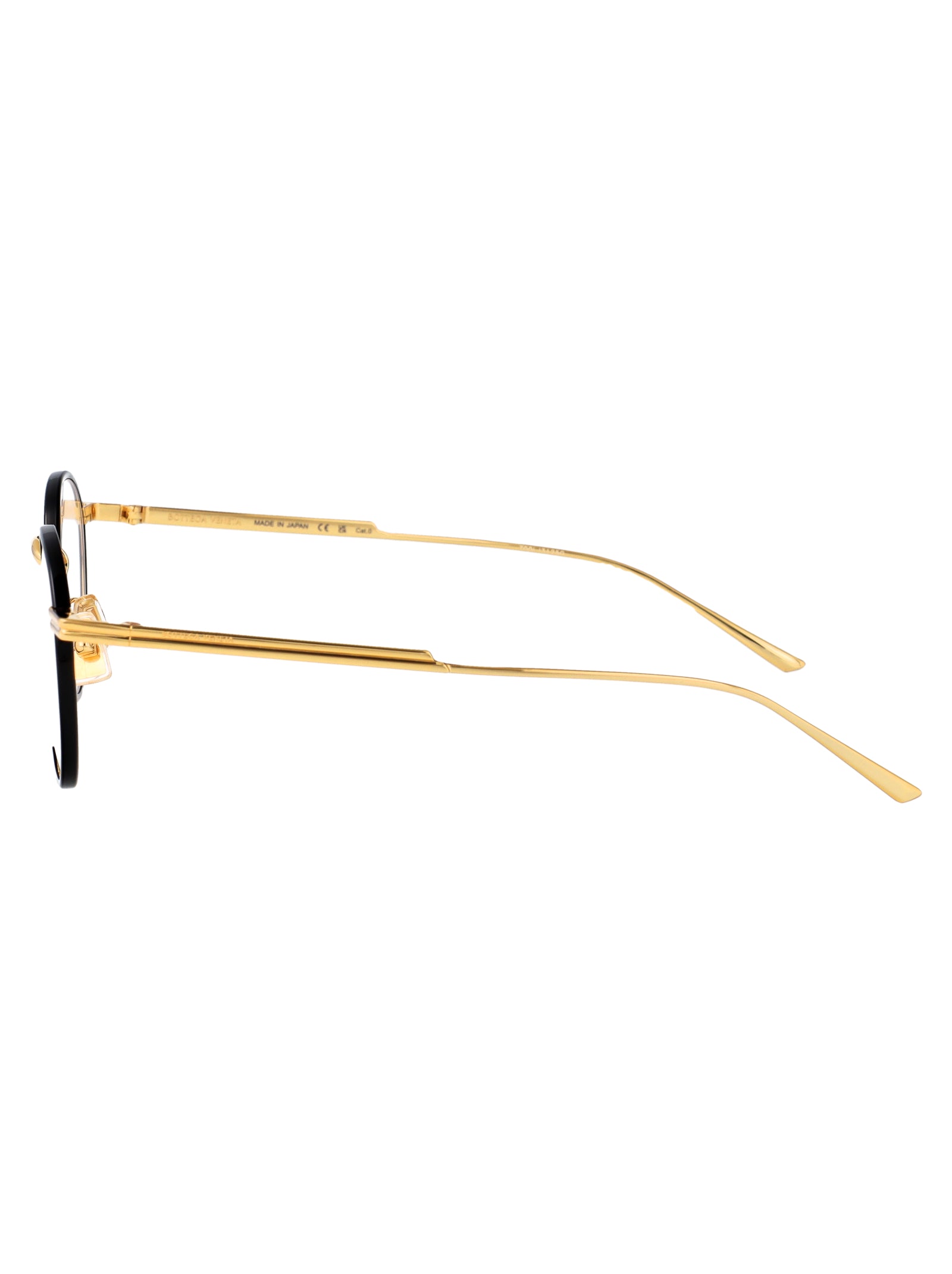 BOTTEGA VENETA Transparent Metal Sunglasses for Men