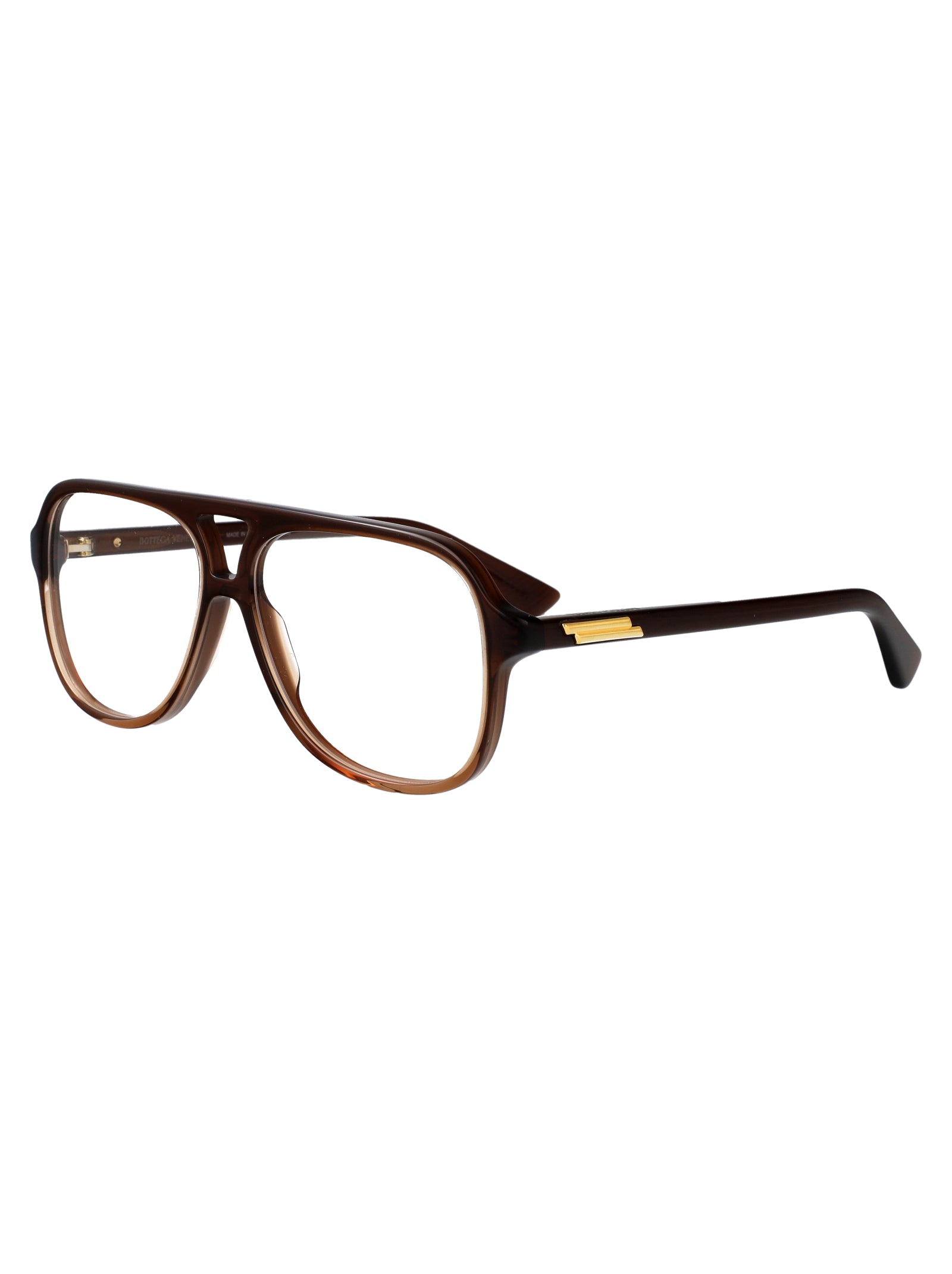 BOTTEGA VENETA Stylish Transparent Recycled Acetate Glasses