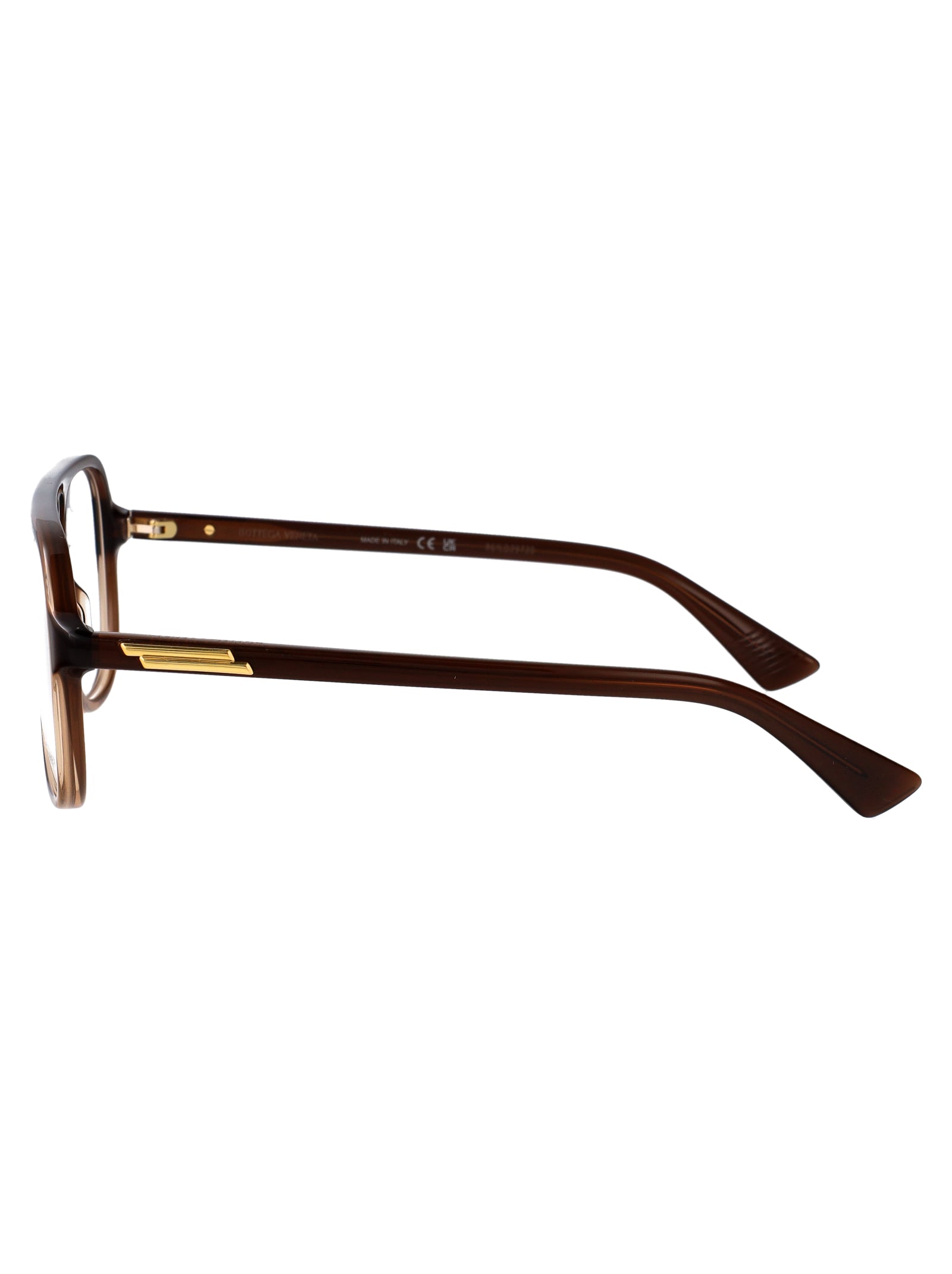 BOTTEGA VENETA Stylish Transparent Recycled Acetate Glasses