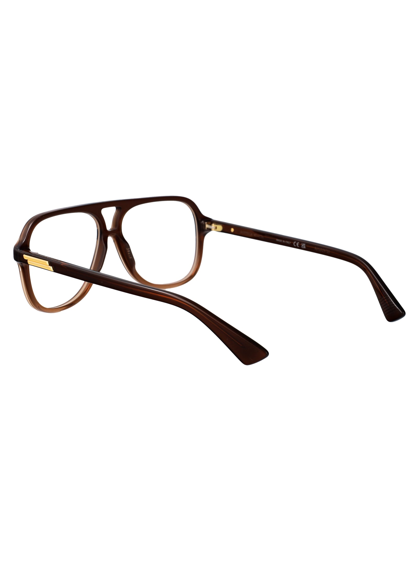 BOTTEGA VENETA Stylish Transparent Recycled Acetate Glasses