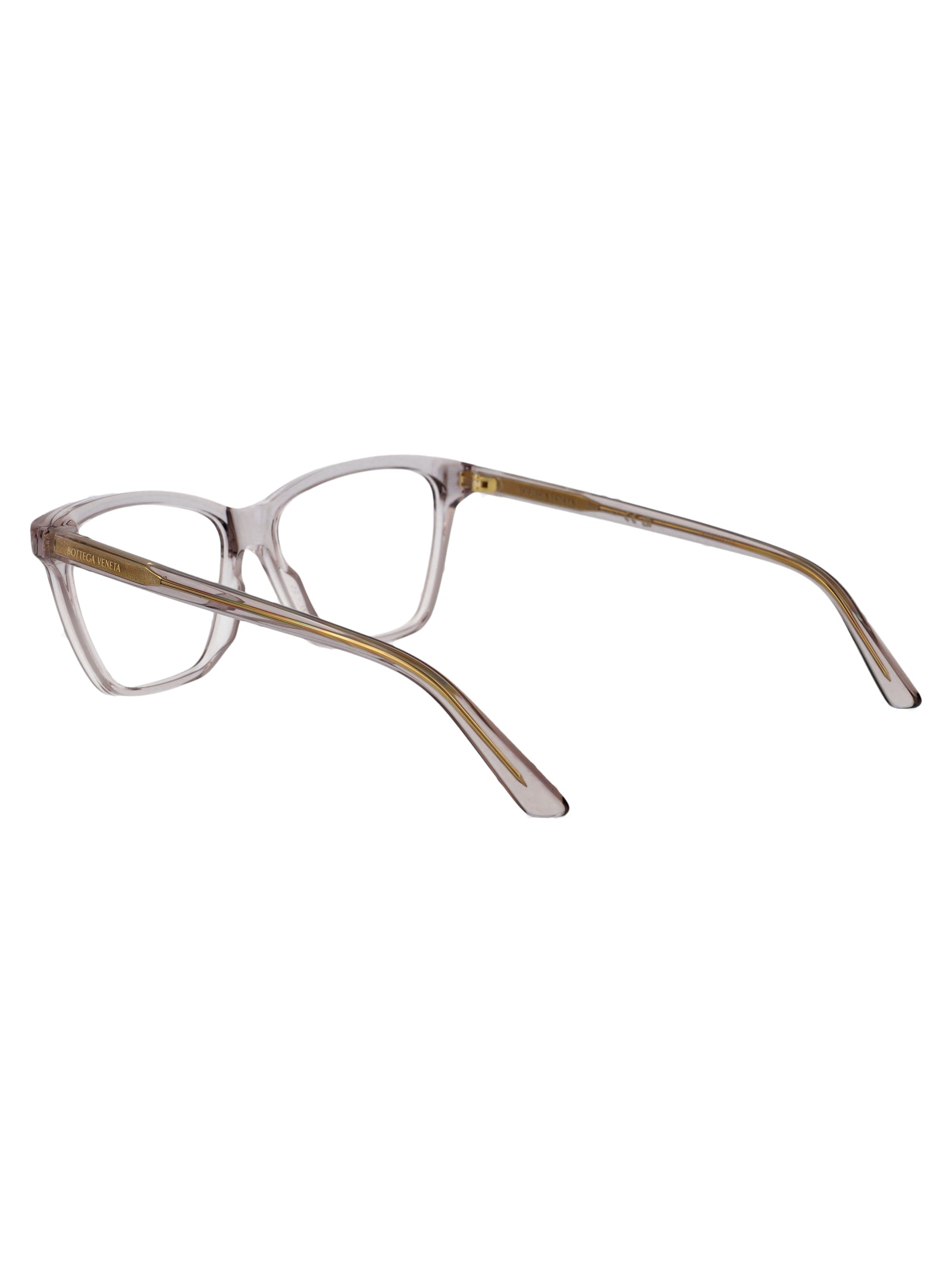 BOTTEGA VENETA Transparent Recycled Acetate Optical Glasses for Women