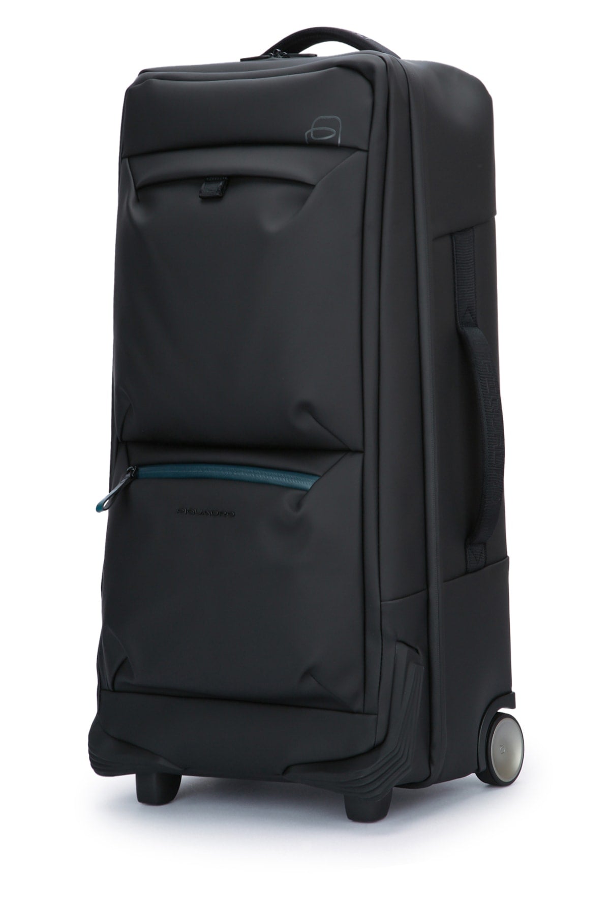 PIQUADRO Eco-Friendly Soft Fabric Trolley Bag with Wheels