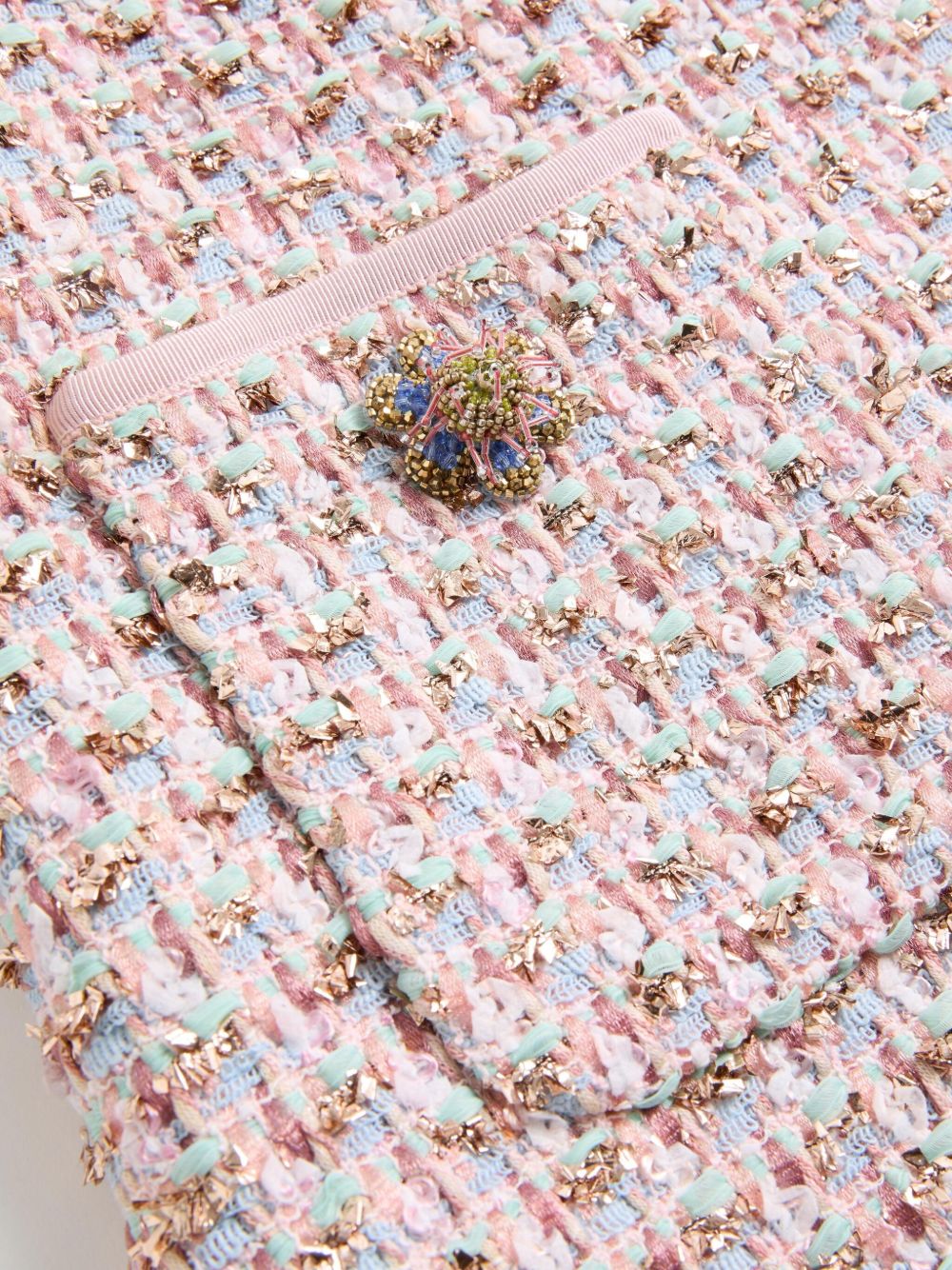 VALENTINO Tweed Mini Short Dress