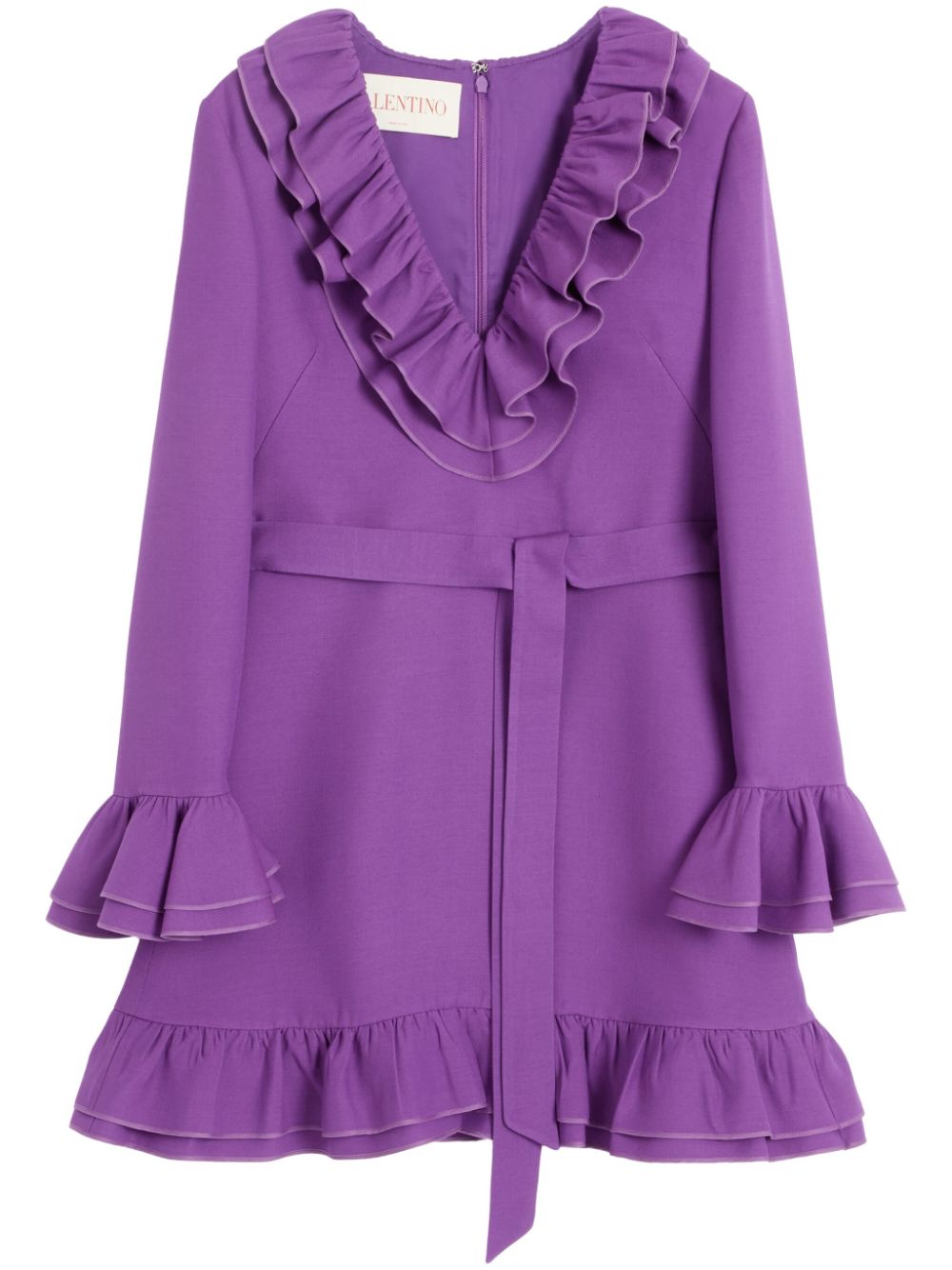 VALENTINO Mini Crepe Couture Dress